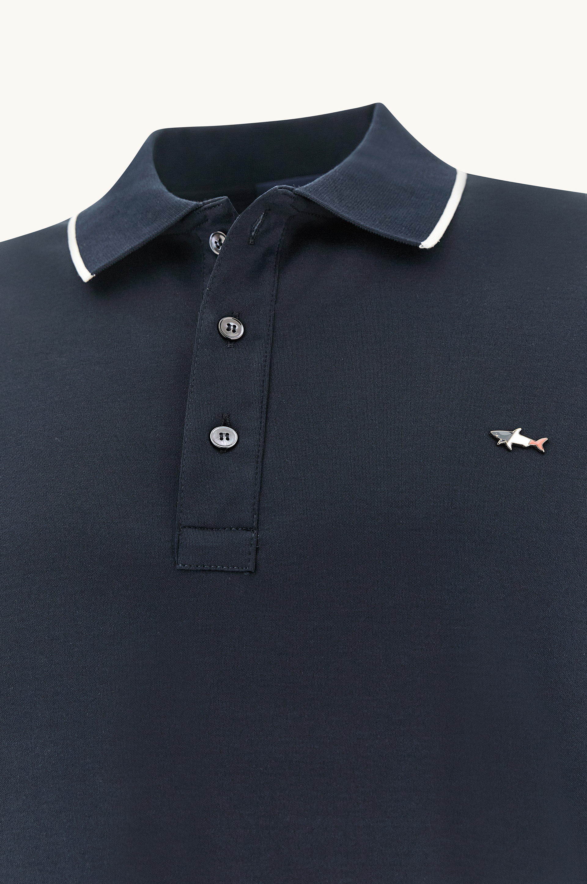Polo shirt in Aqua Touch cotton image number 5