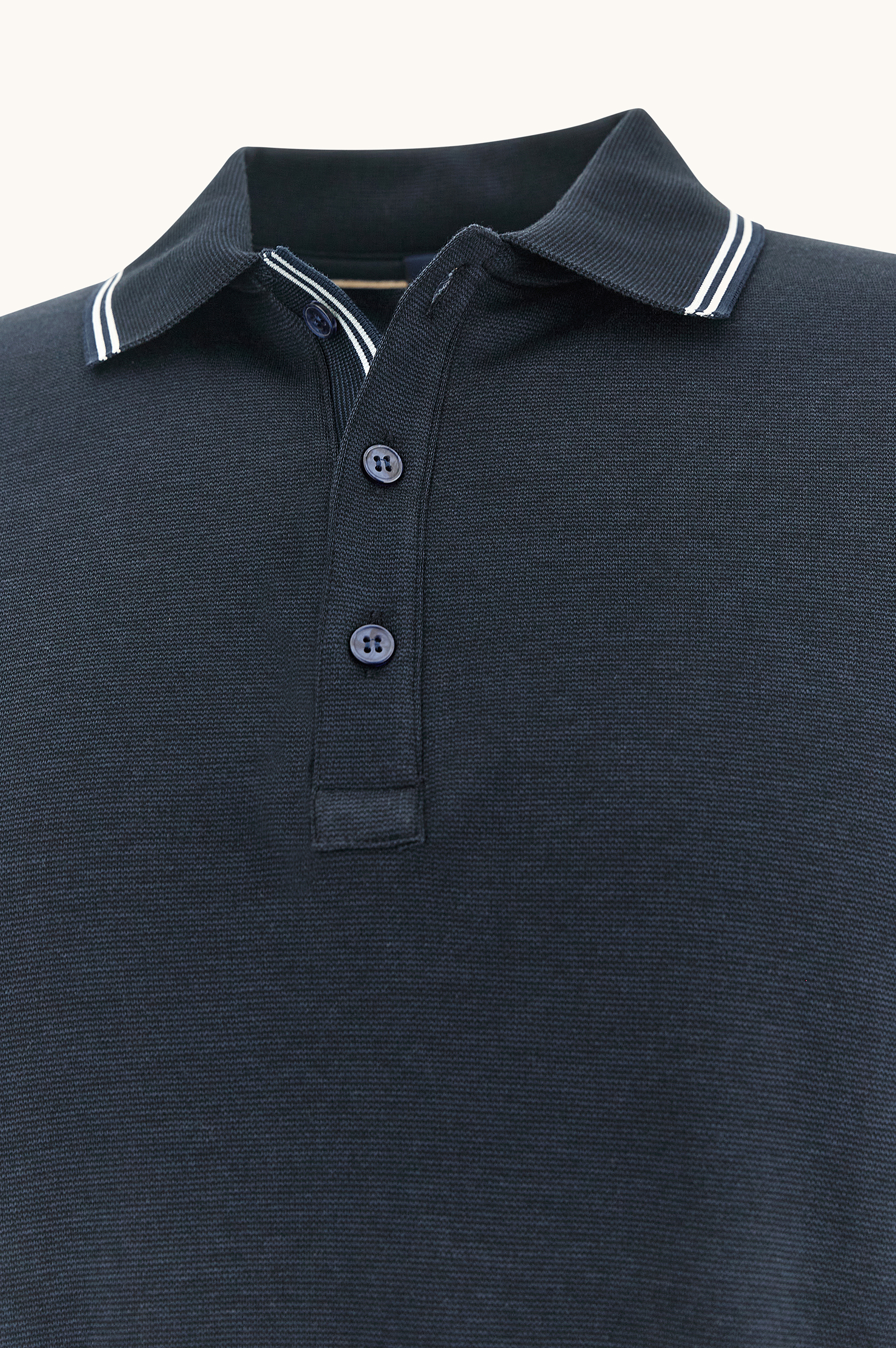X-Soft polo shirt in cotton interlock image number 5