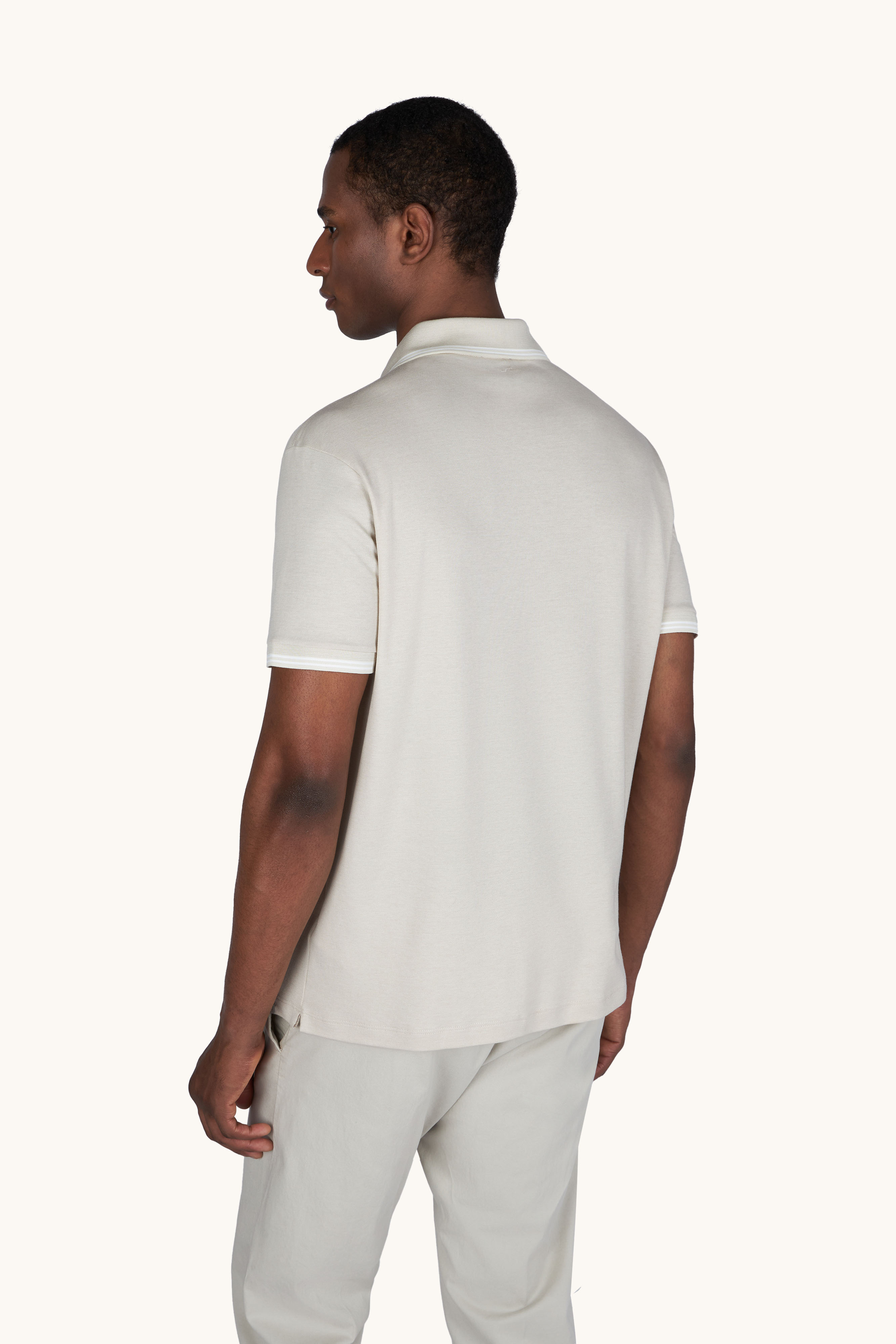 X-Soft polo shirt in cotton interlock image number 2
