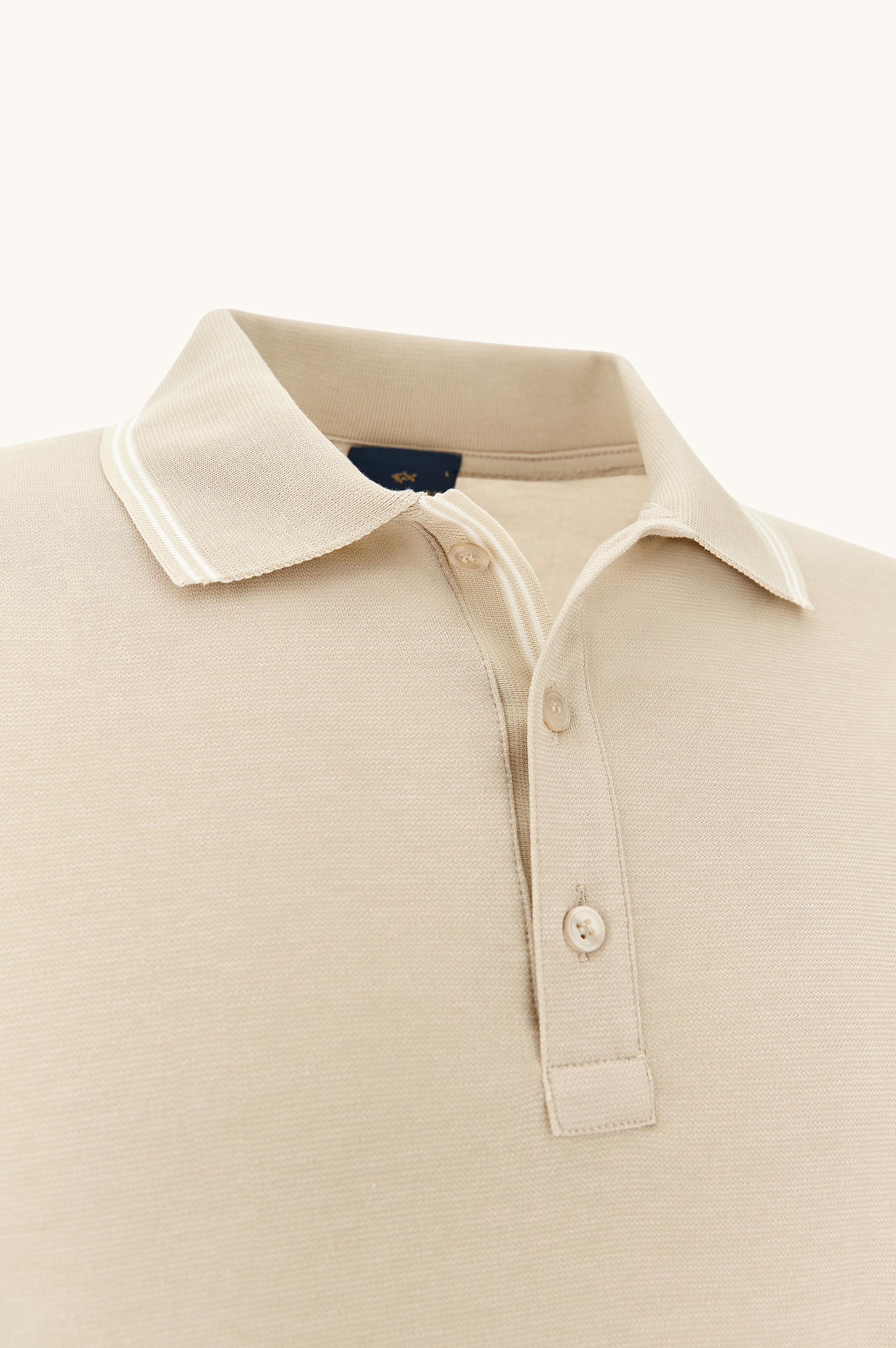 X-Soft polo shirt in cotton interlock image number 5