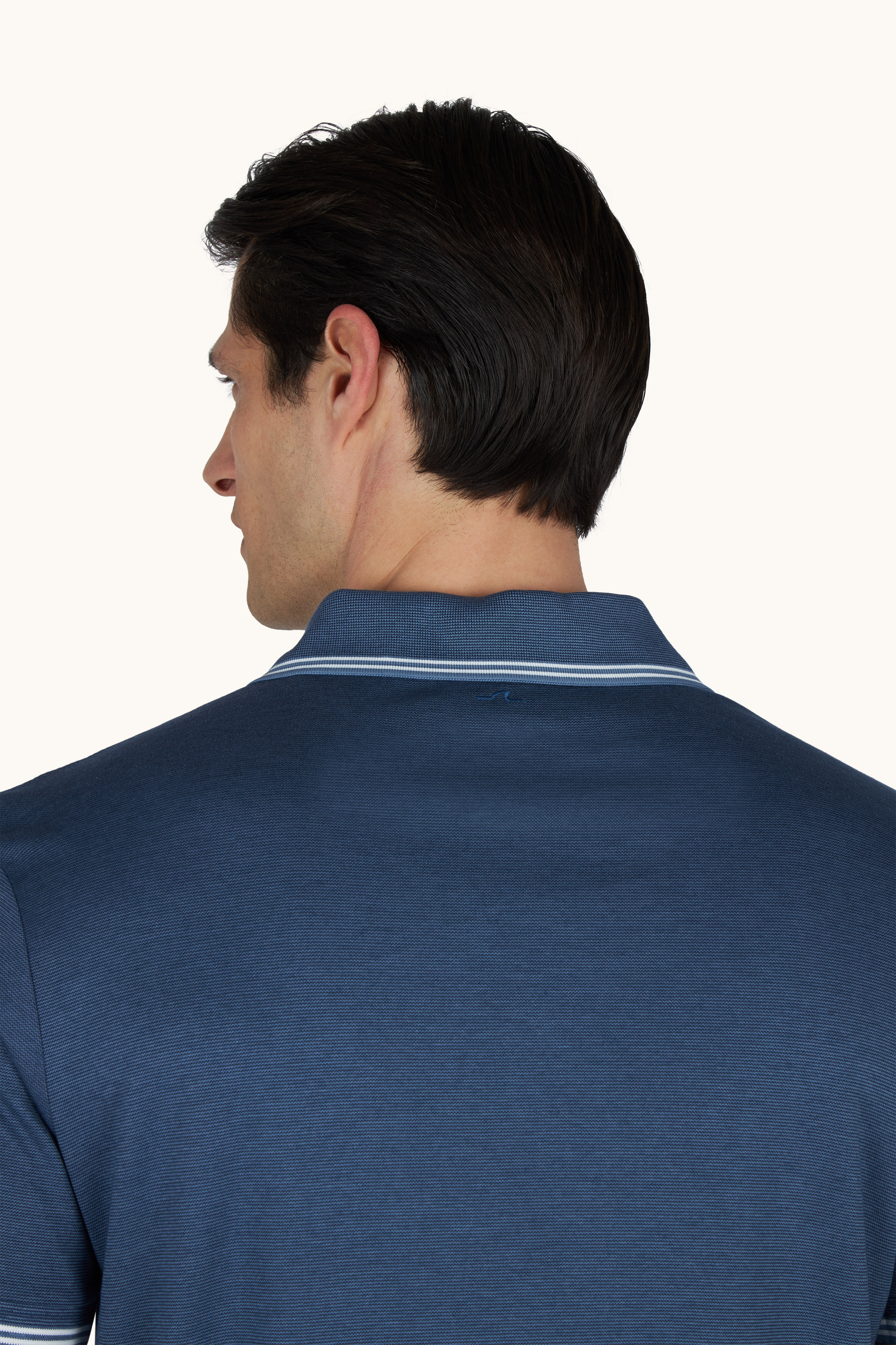 X-Soft polo shirt in cotton interlock image number 4
