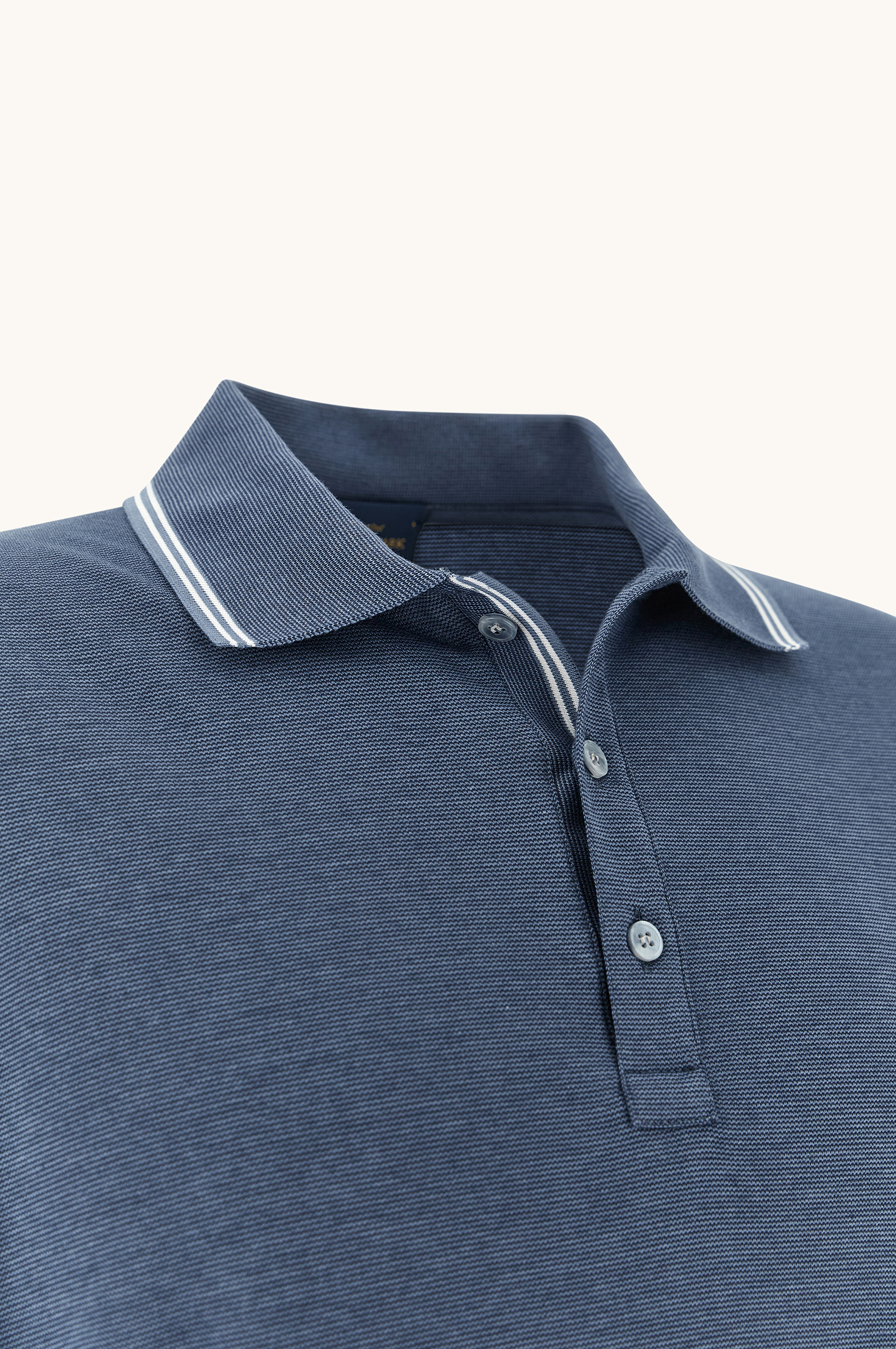 X-Soft polo shirt in cotton interlock image number 5