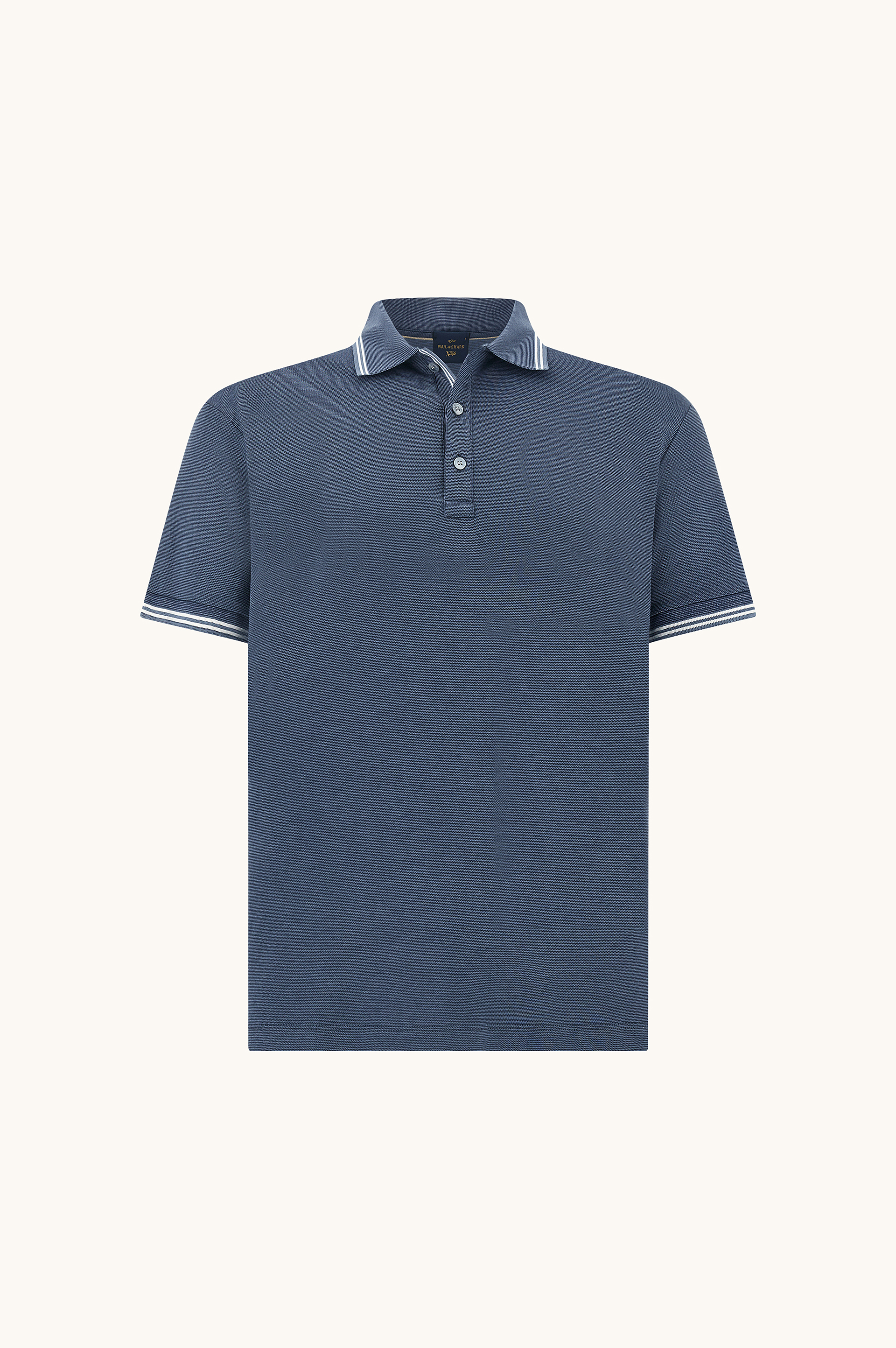 X-Soft polo shirt in cotton interlock image number 0