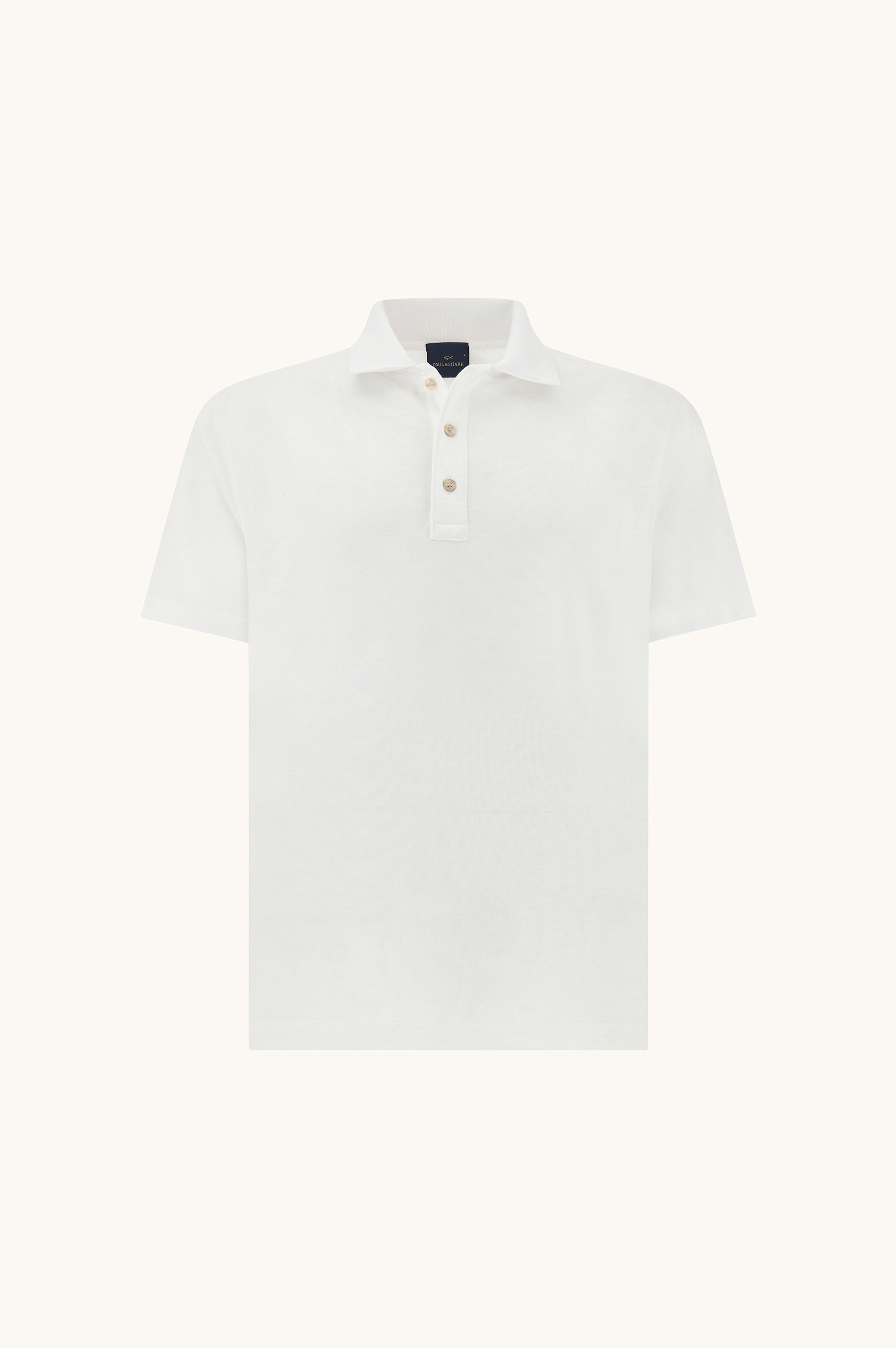 Polo de jersey de algod&oacute;n Double Mercerised con detalles de lino image number 1