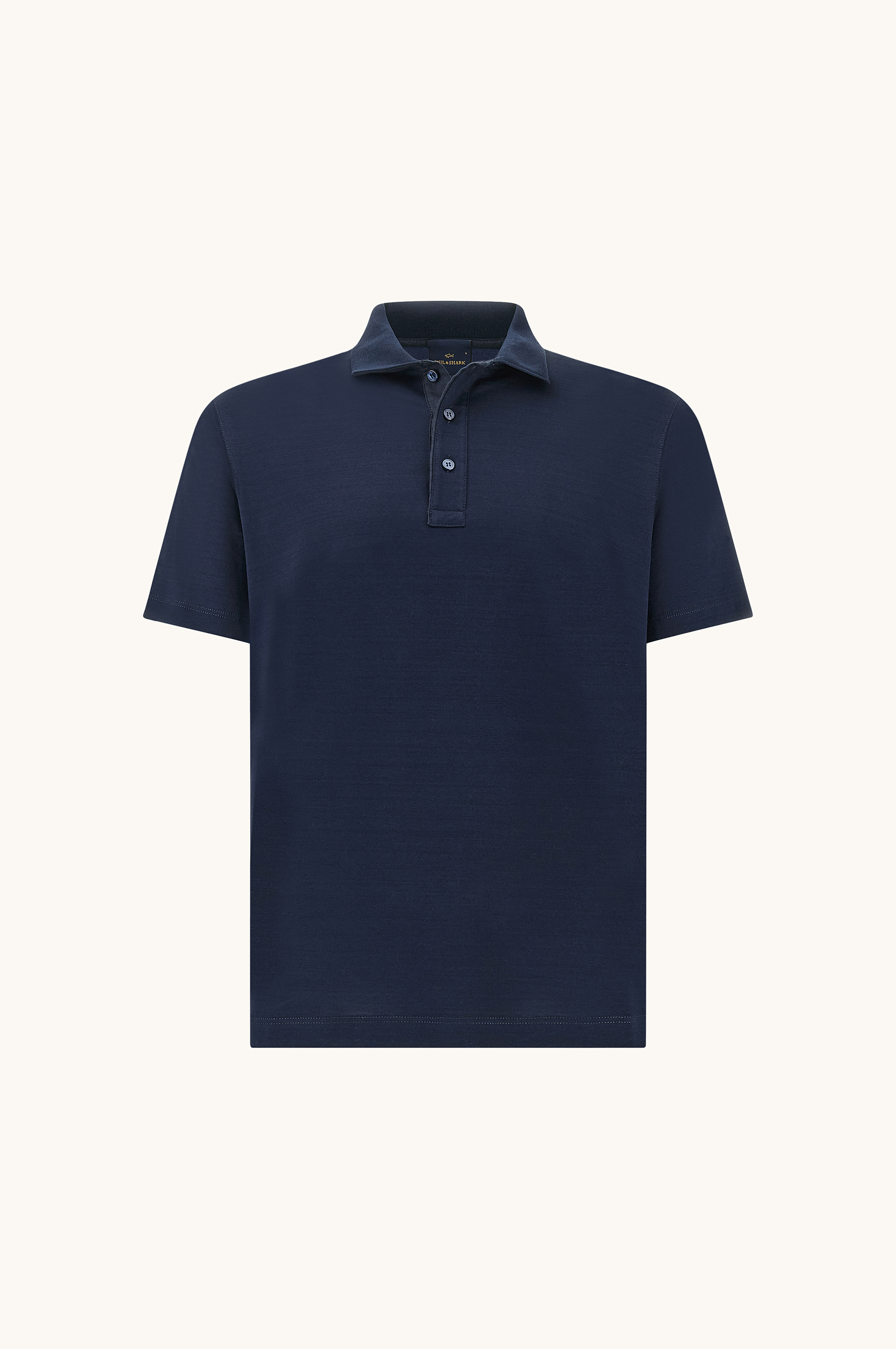 Polohemd aus Baumwolljersey Double Mercerised mit Leinen Details image number 1