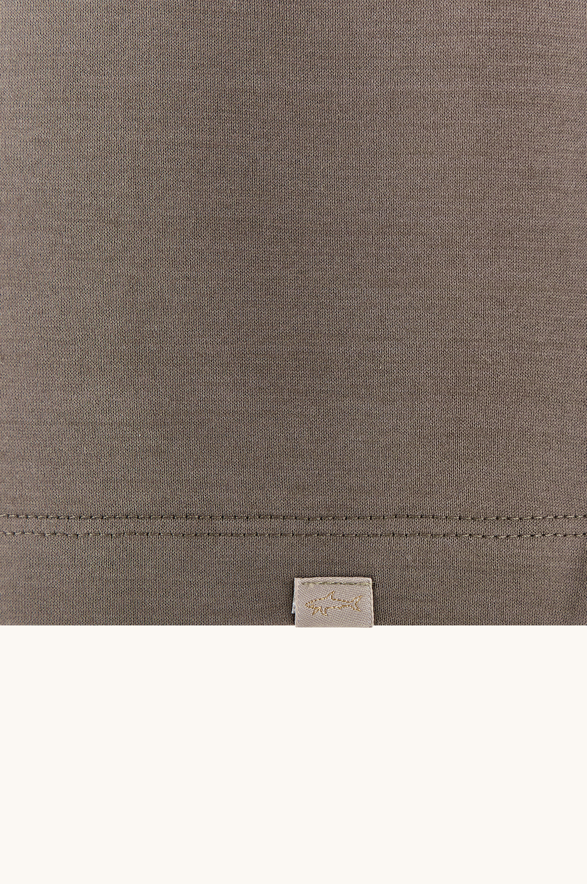 Polo shirt in Double Mercerised cotton jersey with linen details image number 7