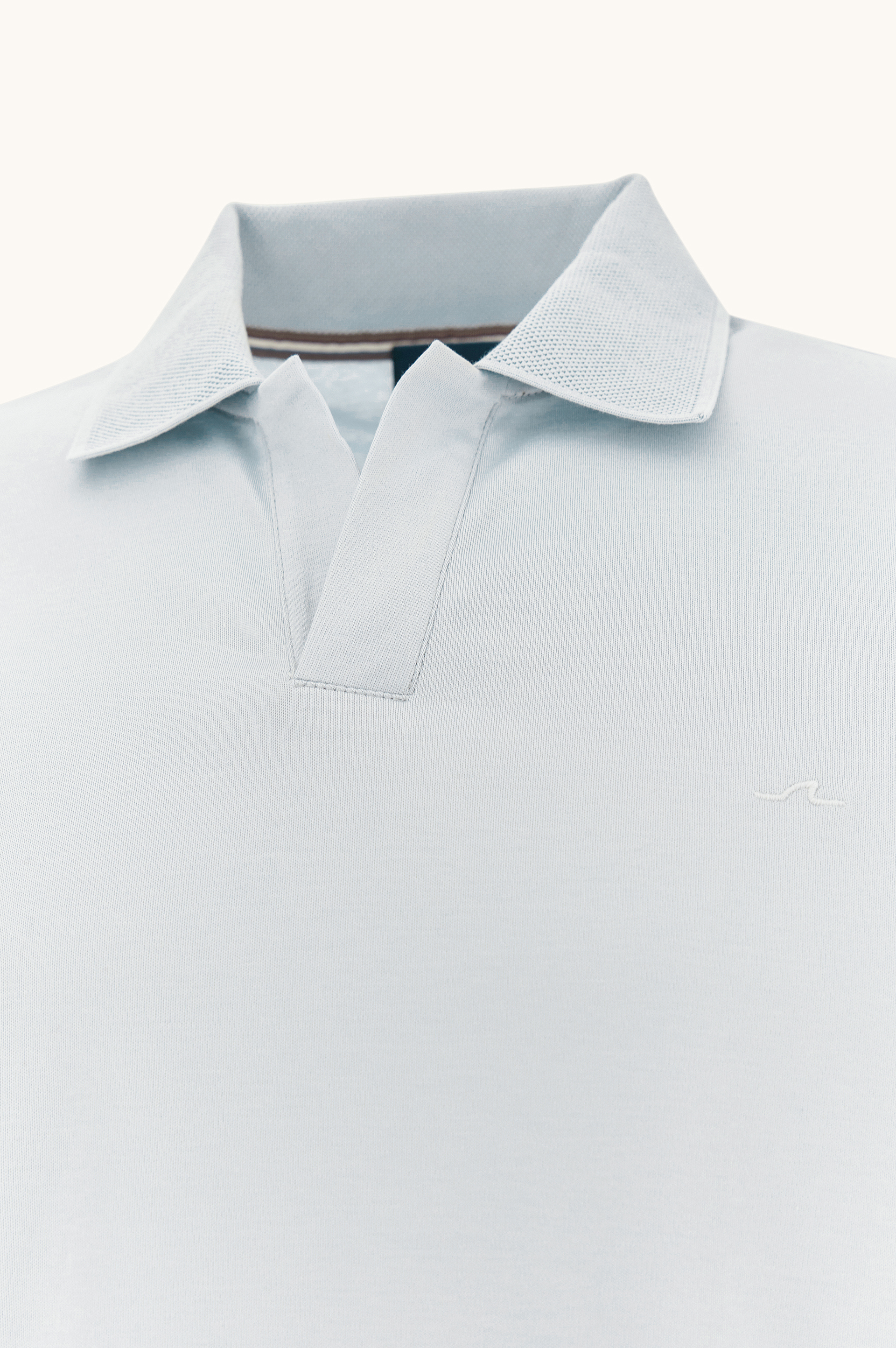Polo open collar in cotone Aqua Touch image number 5