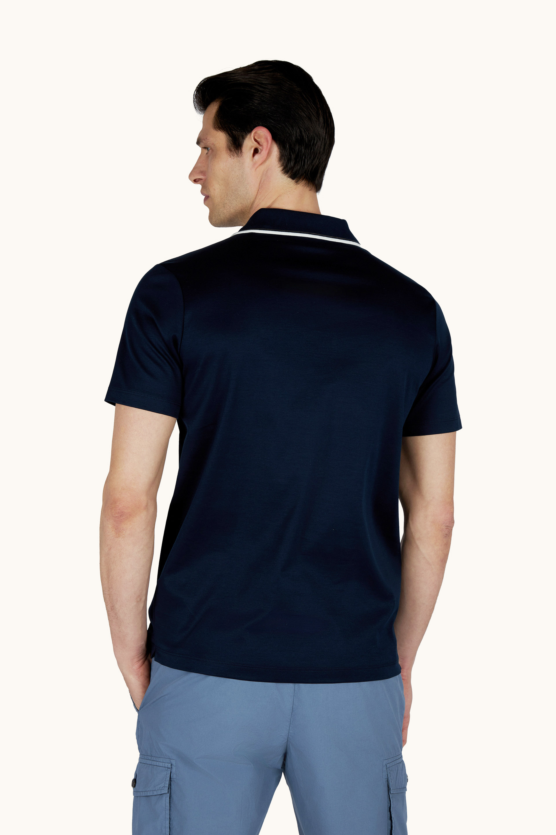 Polo de algod&oacute;n Aqua Touch con bordado her&aacute;ldico image number 3