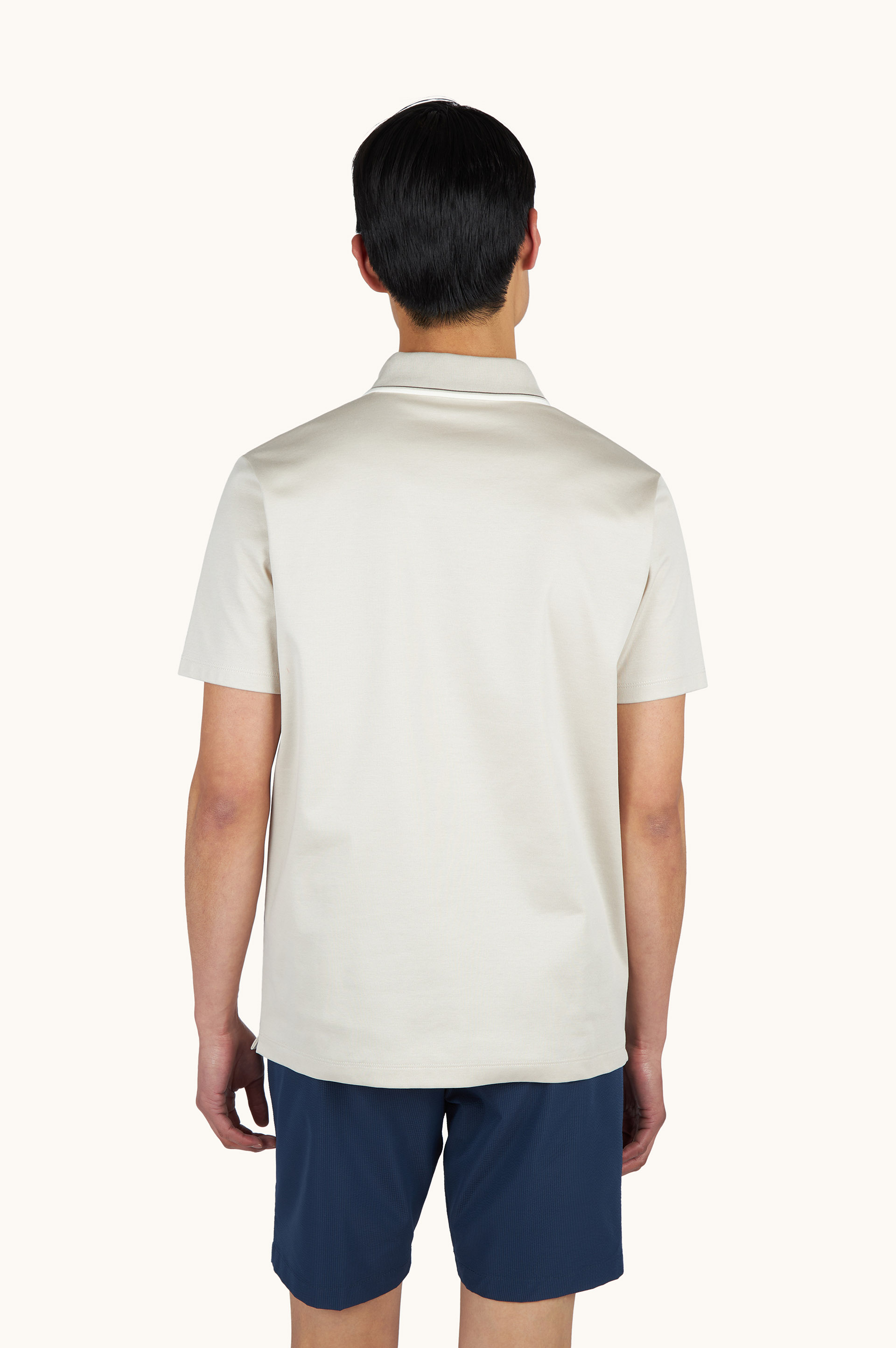 Polo de algod&oacute;n Aqua Touch con bordado her&aacute;ldico image number 3