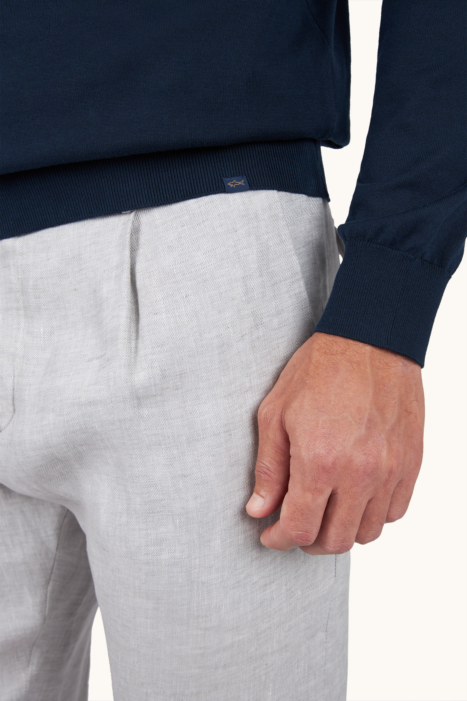 Maglia girocollo in cotone Piuma image number 4