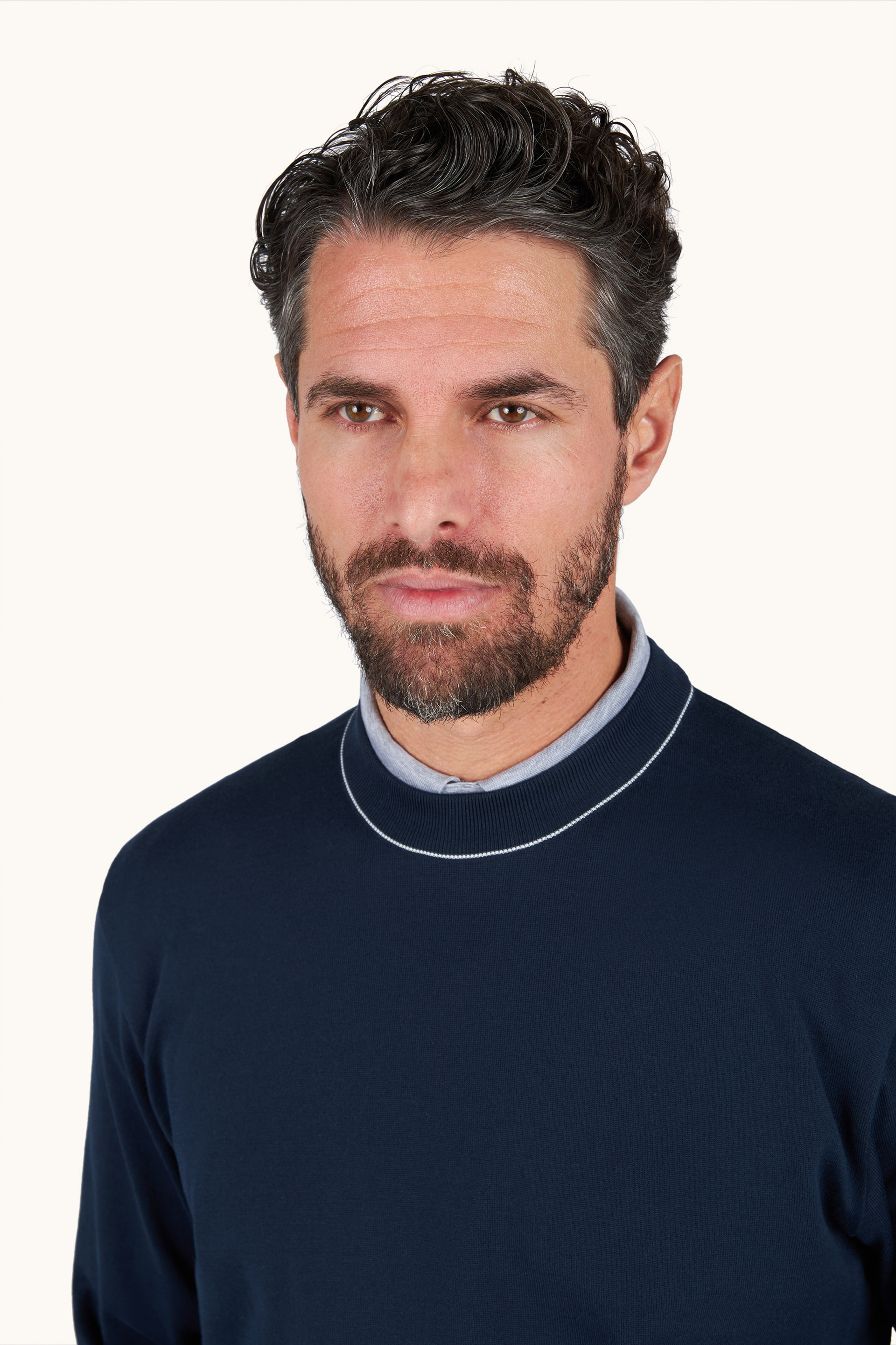 Maglia girocollo in cotone Piuma image number 5