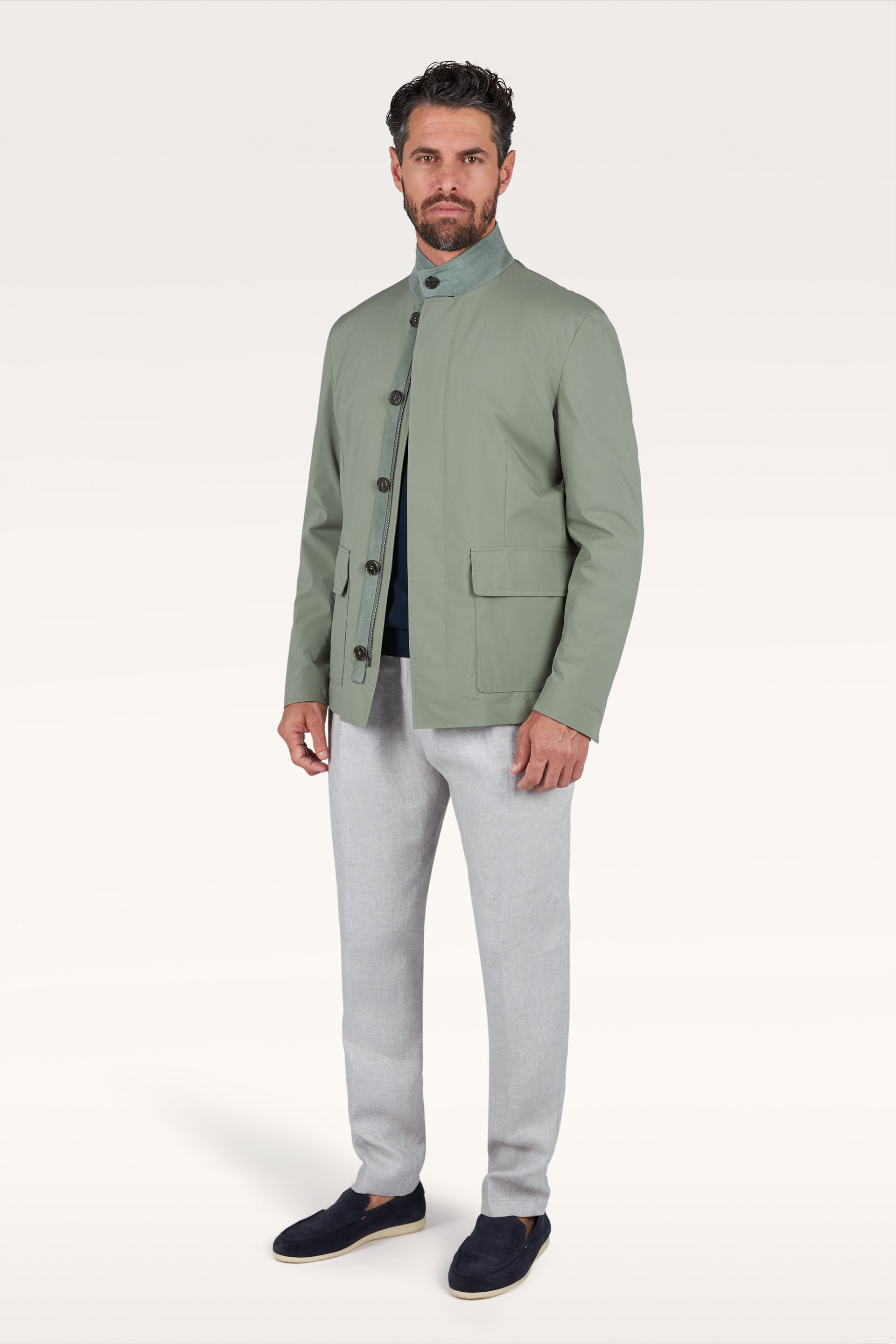 Maglia girocollo in cotone Piuma image number 1