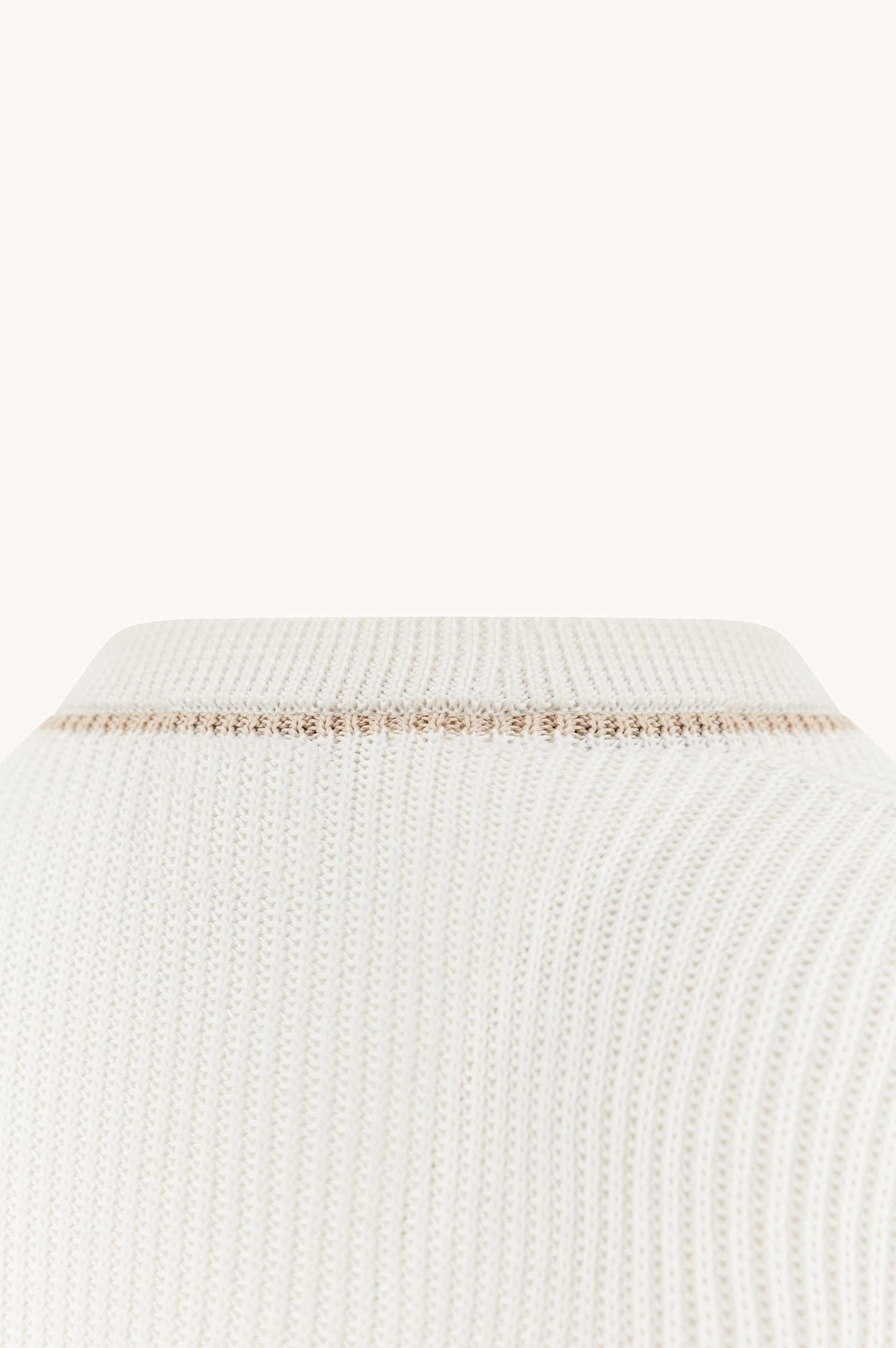 Crew‑neck sweater in Piuma cotton image number 7