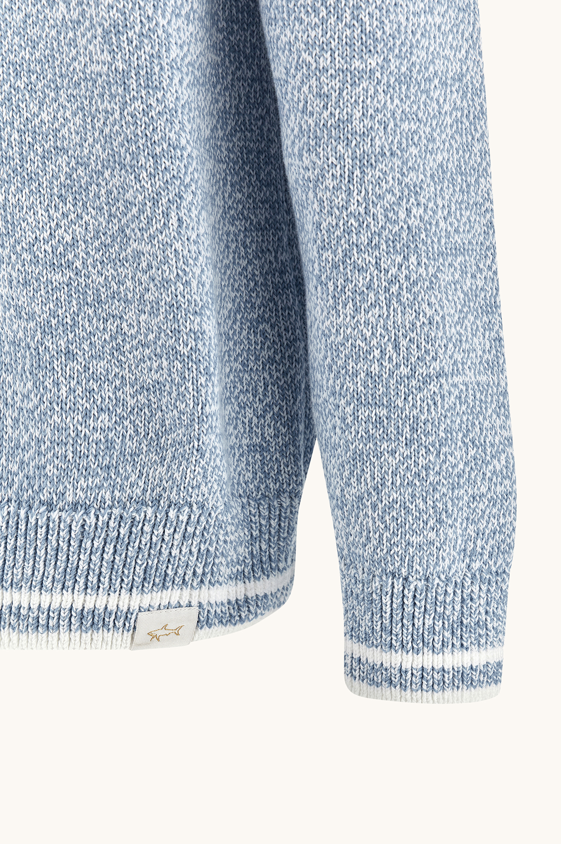 Pull &agrave; col rond en coton Piuma image number 7