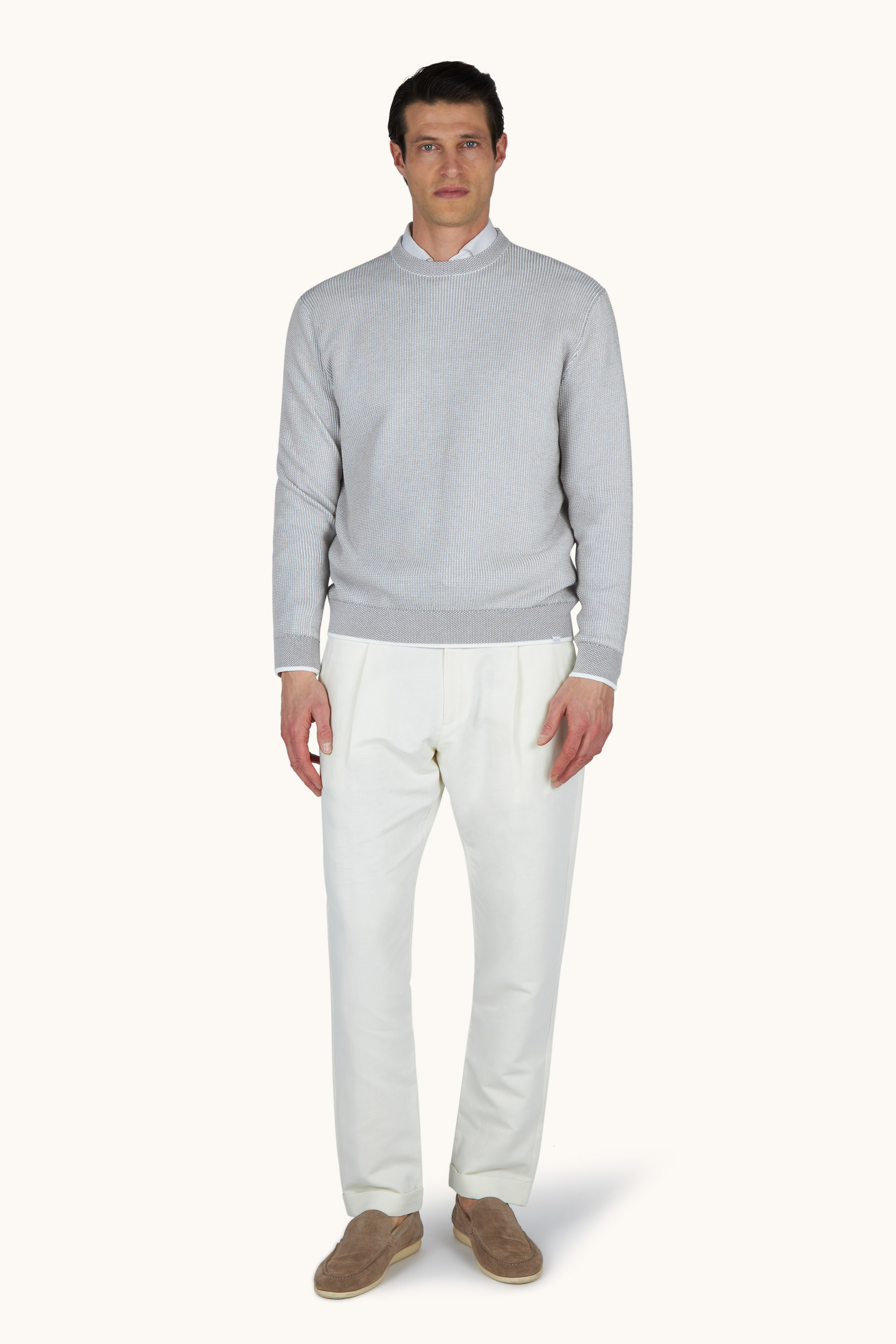 Piuma feather-light cotton sweater image number 2