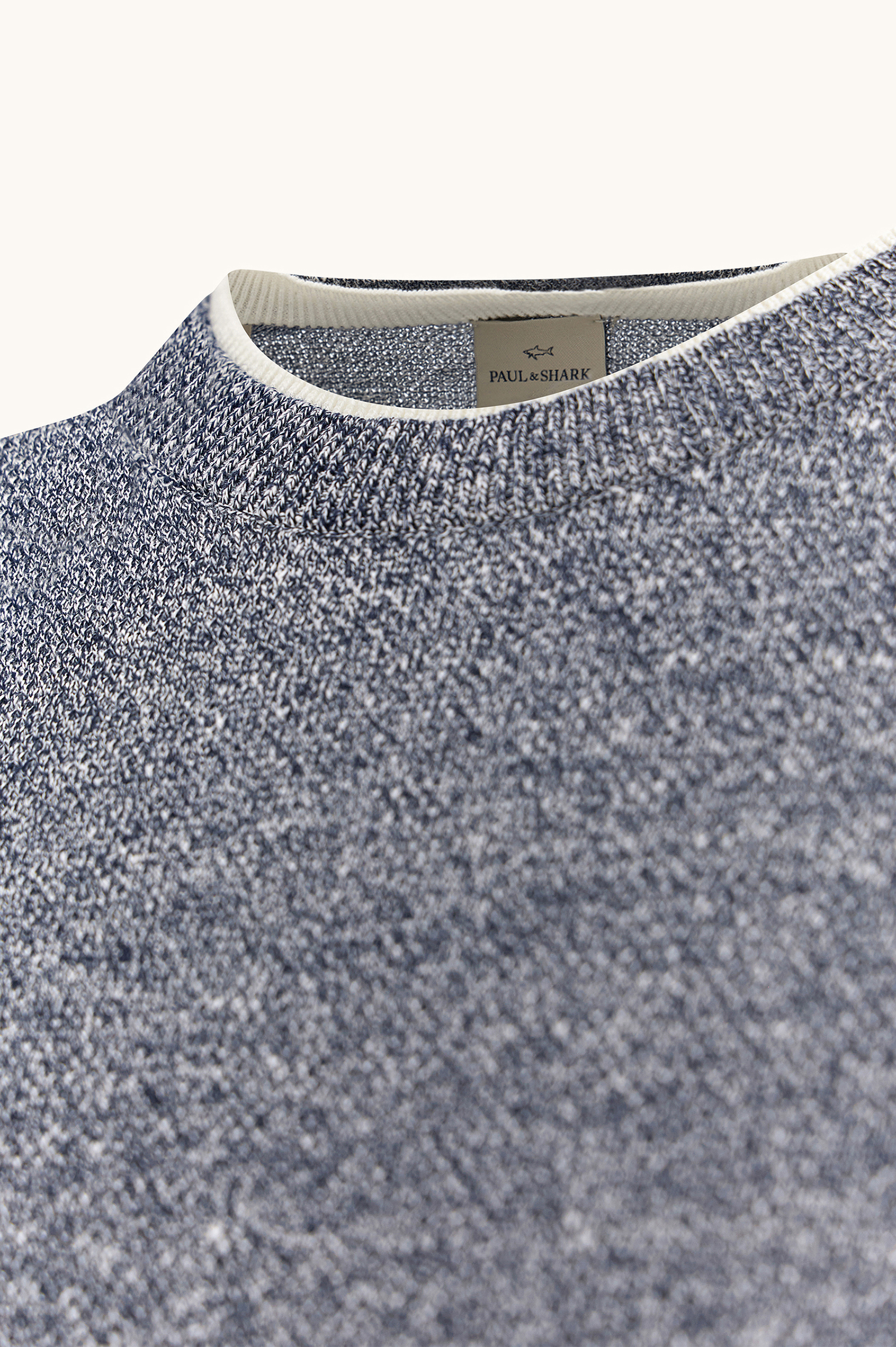 T-shirt in lino e cotone Urukai con doppio collo image number 6