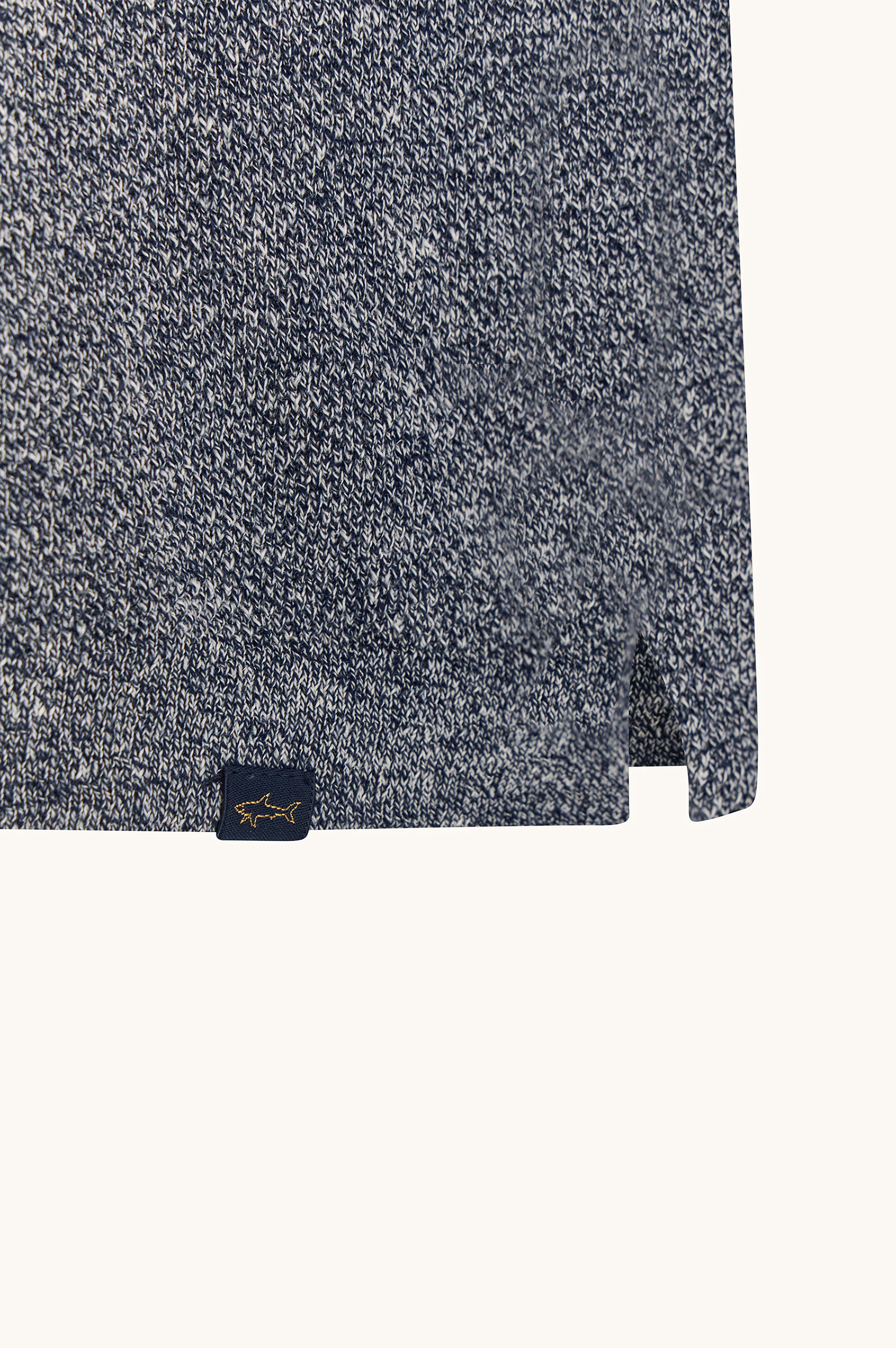 T-shirt in lino e cotone Urukai con doppio collo image number 7