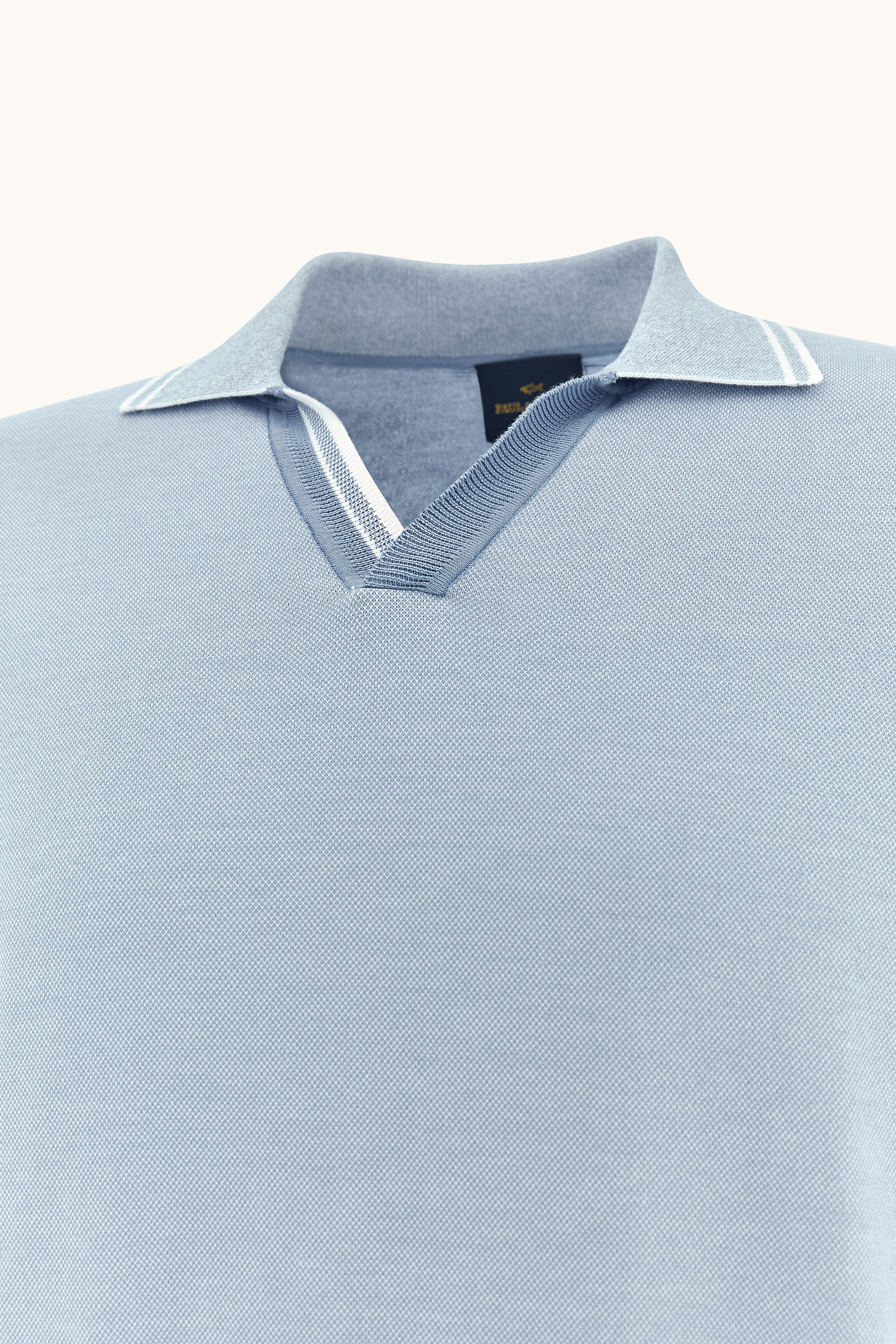 بولو بياقة مفتوحة من قطن Piuma image number 5