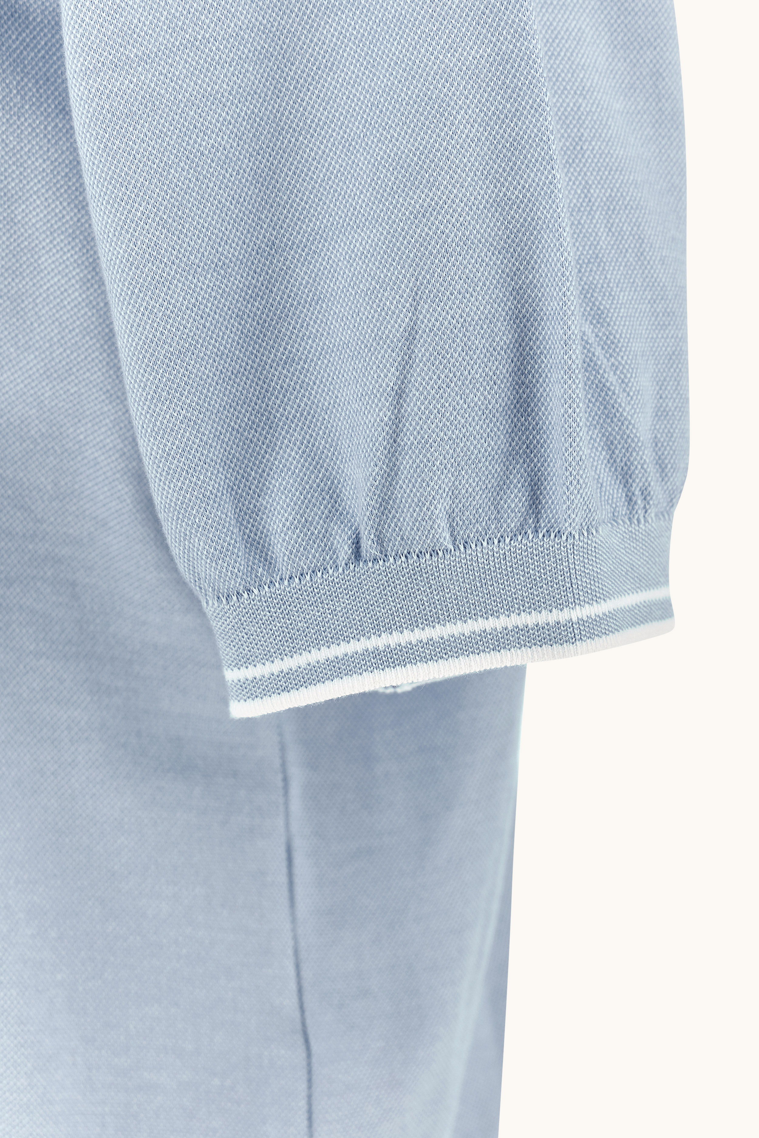 بولو بياقة مفتوحة من قطن Piuma image number 7