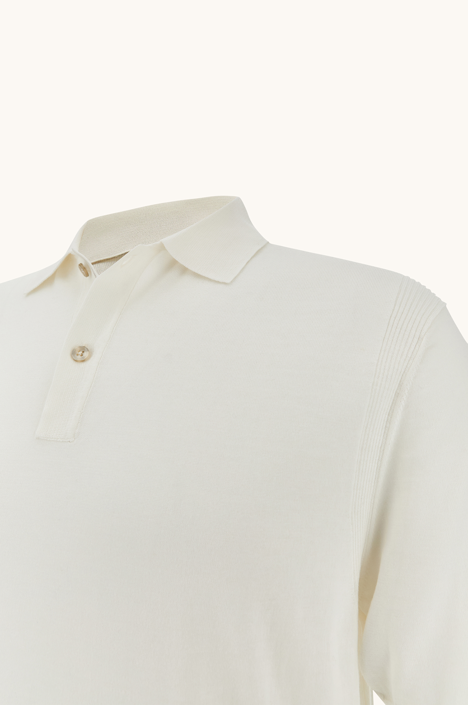 Polo shirt in silk and cotton image number 7