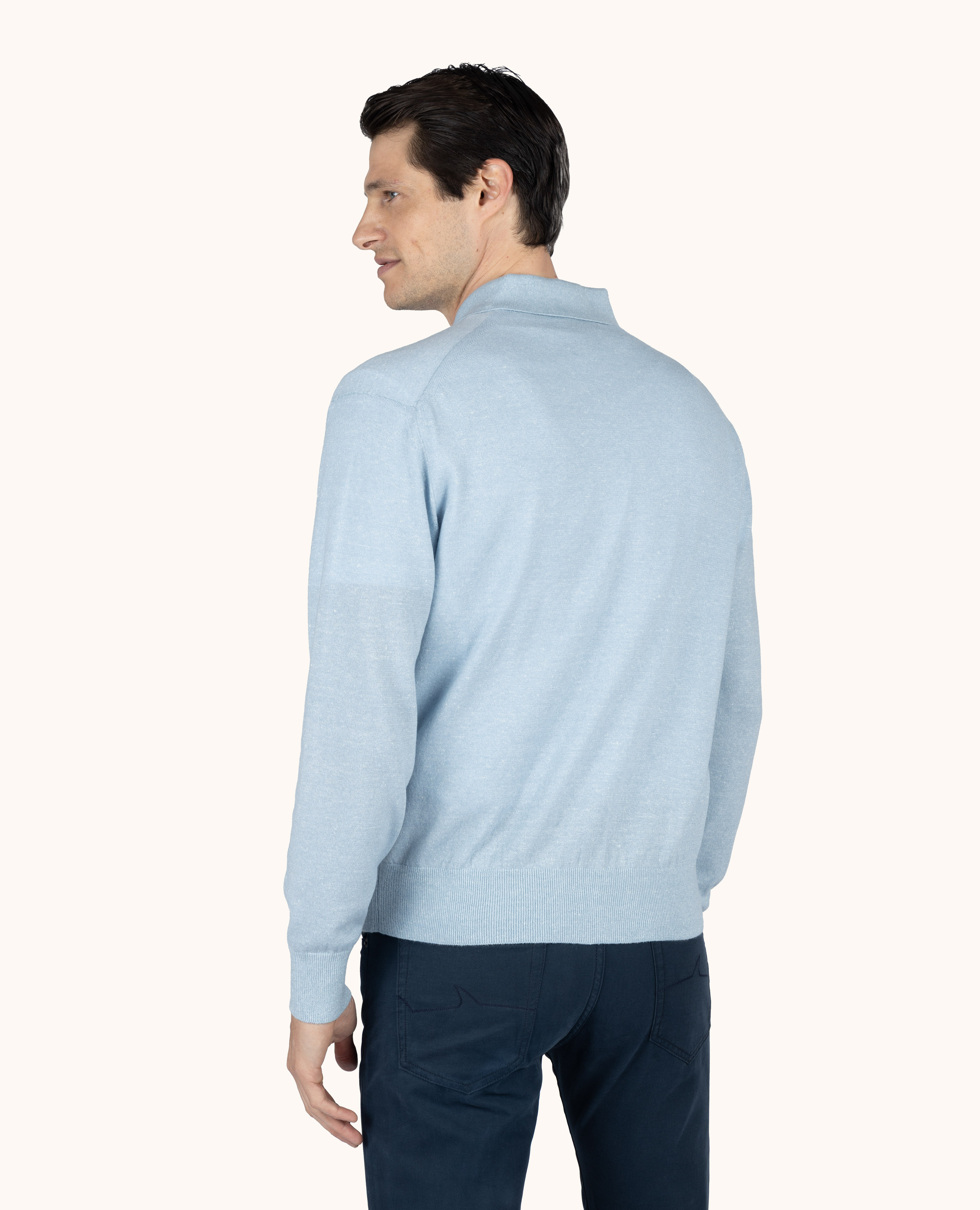 Shirt in cashmere and linen Zephir image number 2