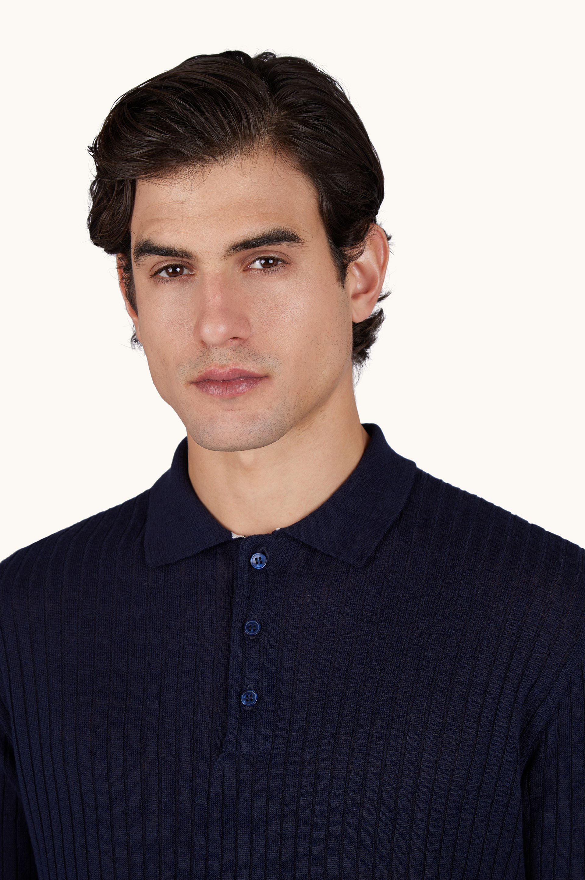 Polo de lino y algod&oacute;n Urukai image number 3