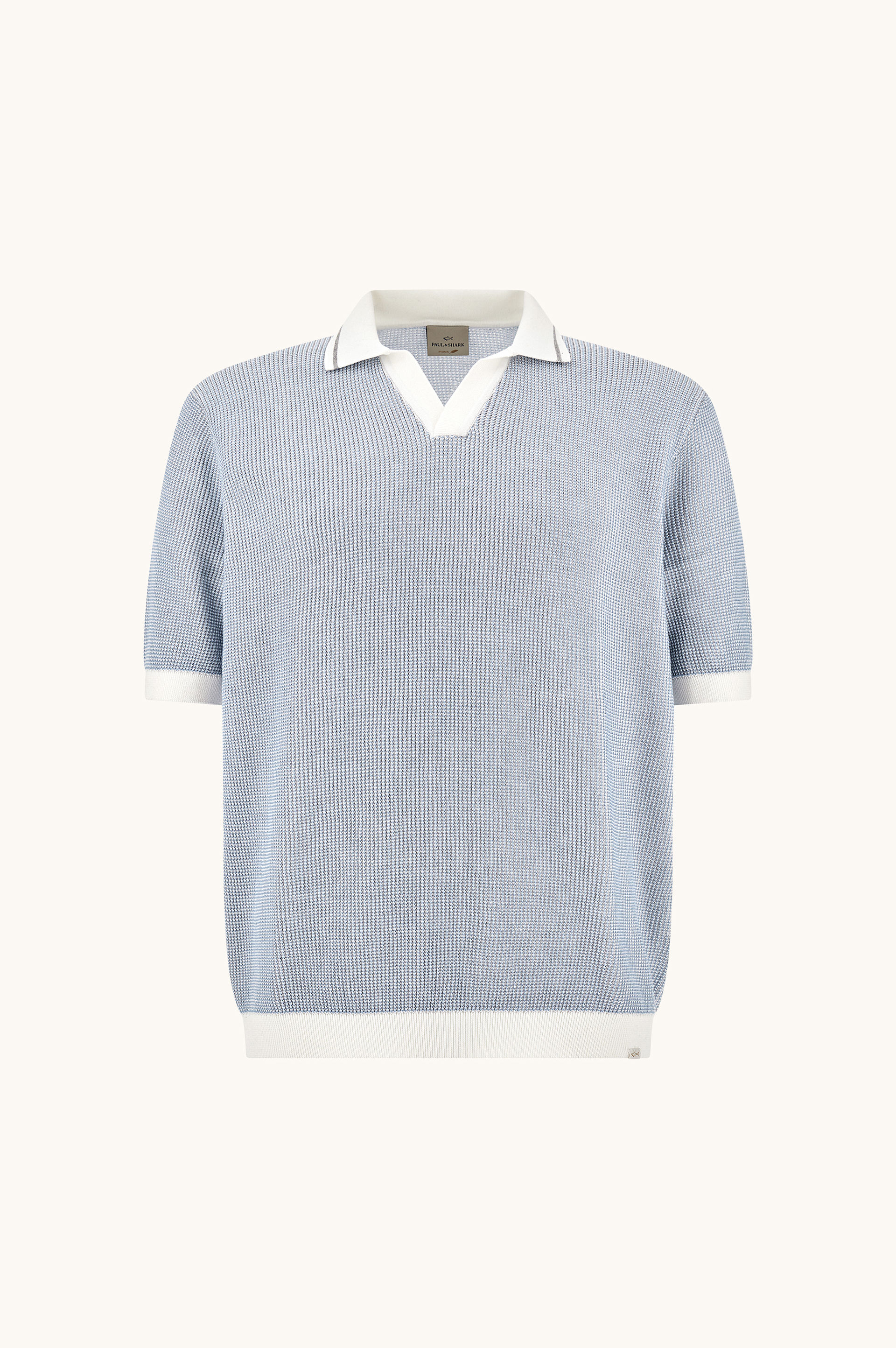 Polo de cuello abierto de algod&oacute;n Piuma image number 0