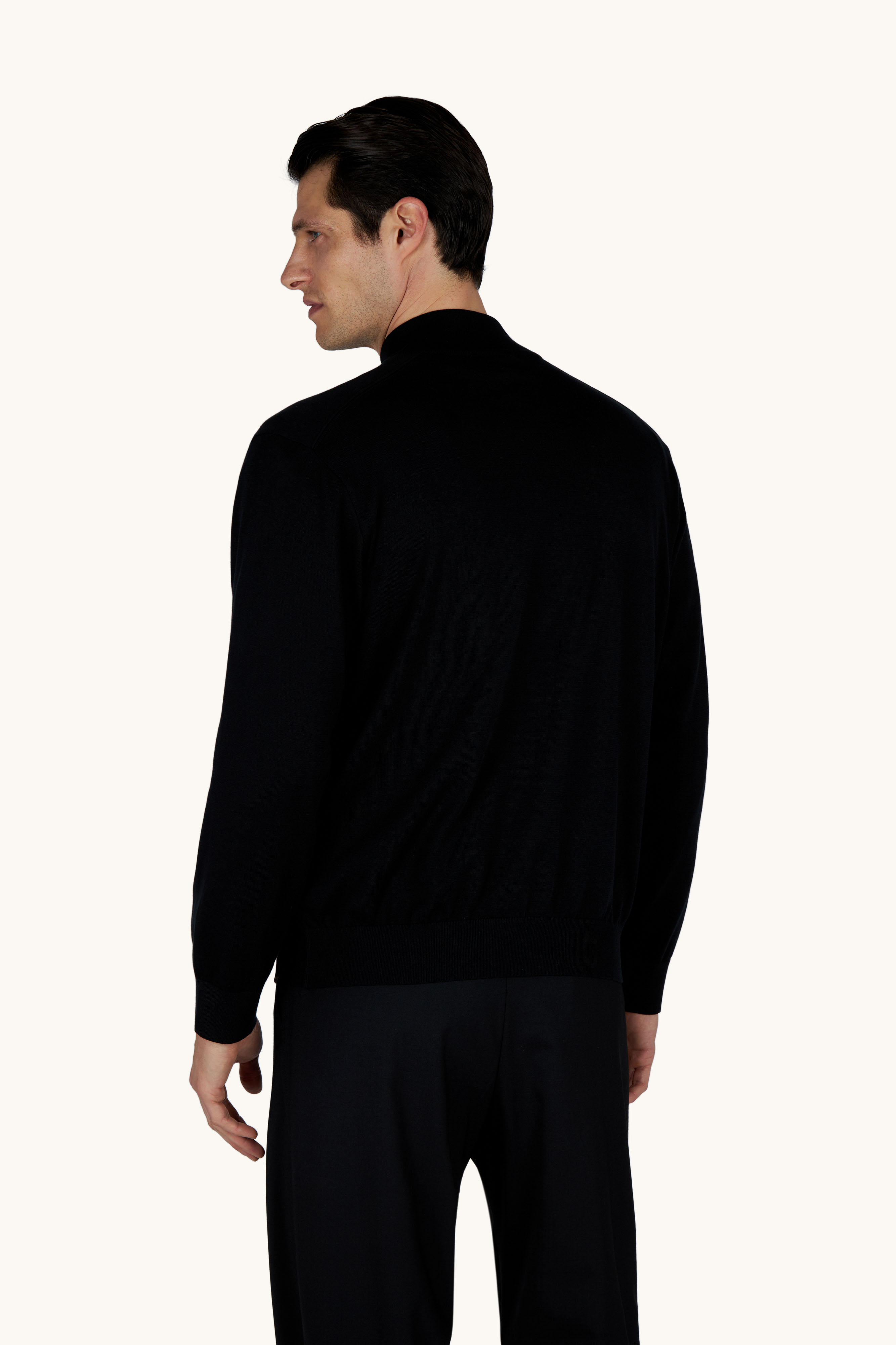 Pull demi‑zip en coton Piuma image number 3