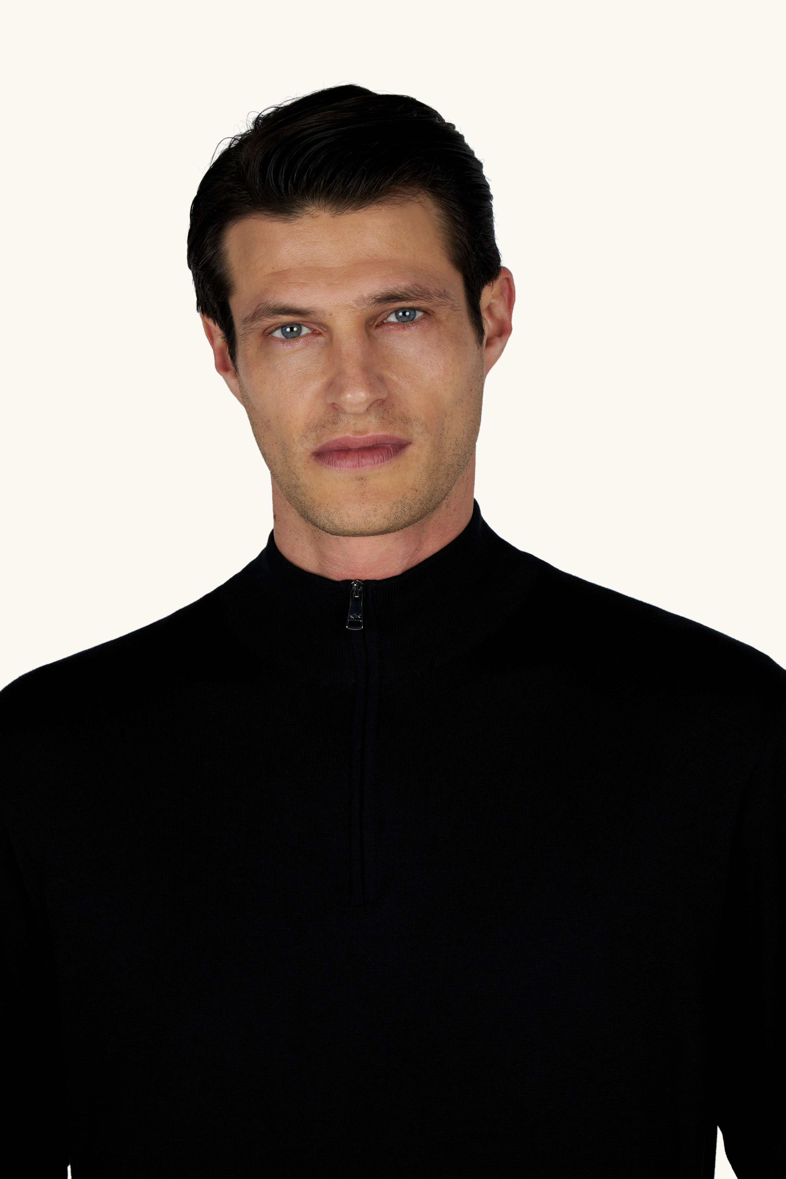 Pull demi‑zip en coton Piuma image number 5