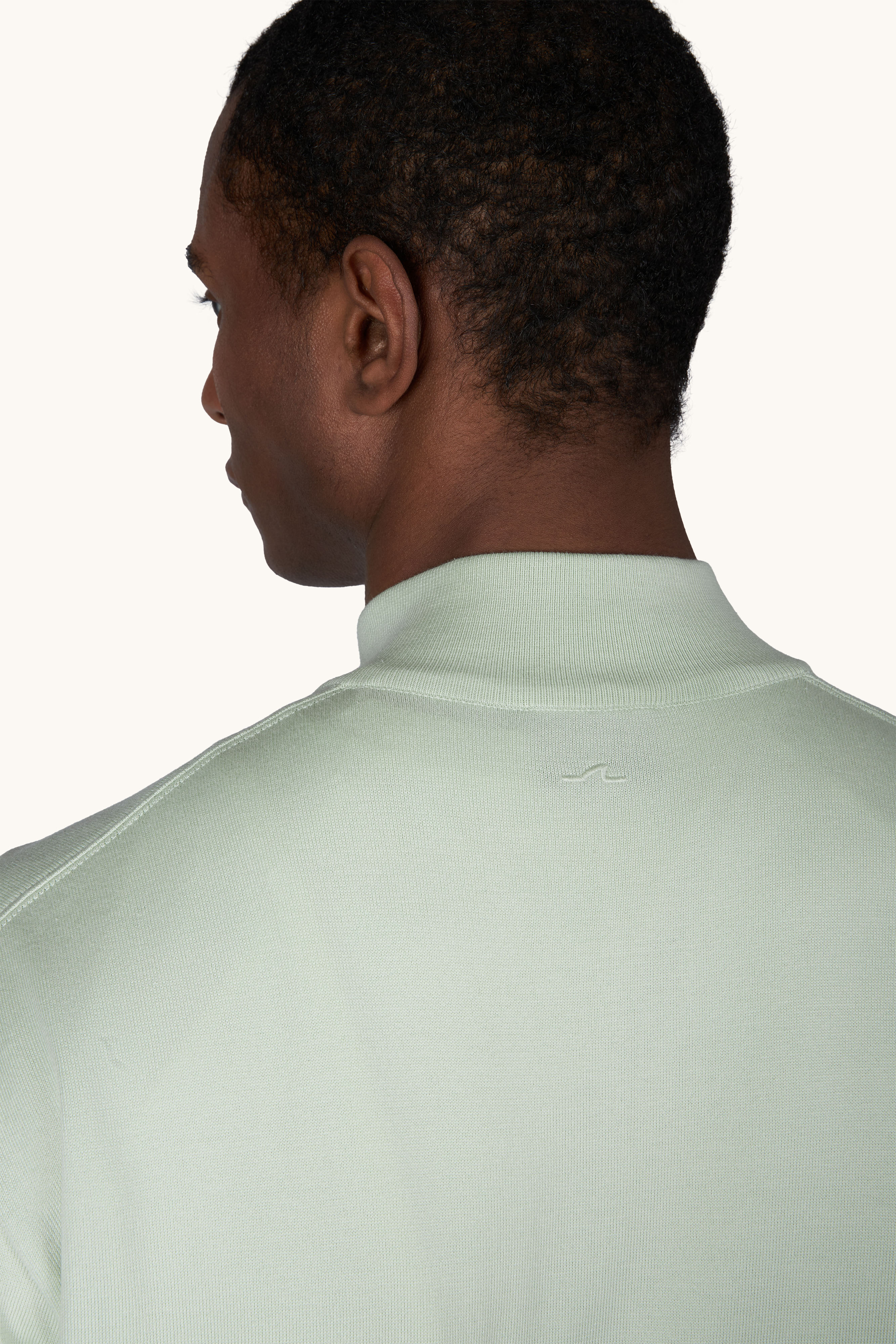 Piuma cotton half zip sweater image number 5