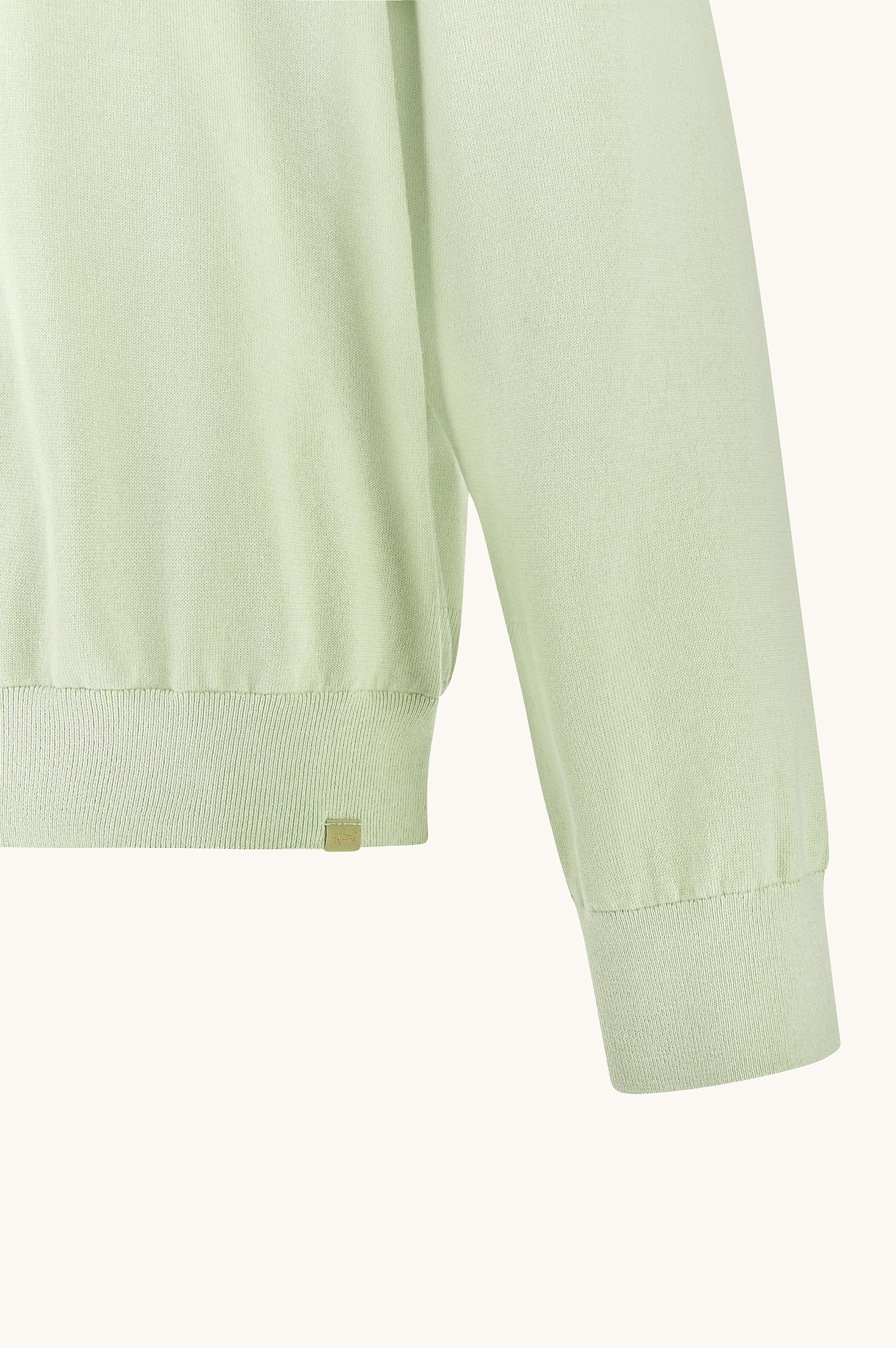 Piuma cotton half zip sweater image number 7