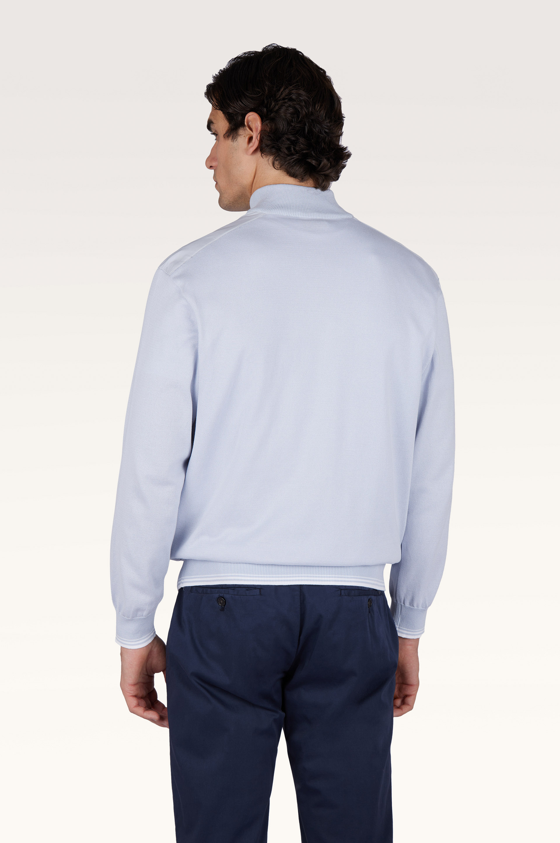 Pull demi‑zip en coton Piuma avec d&eacute;tails Typhoon&reg; image number 3