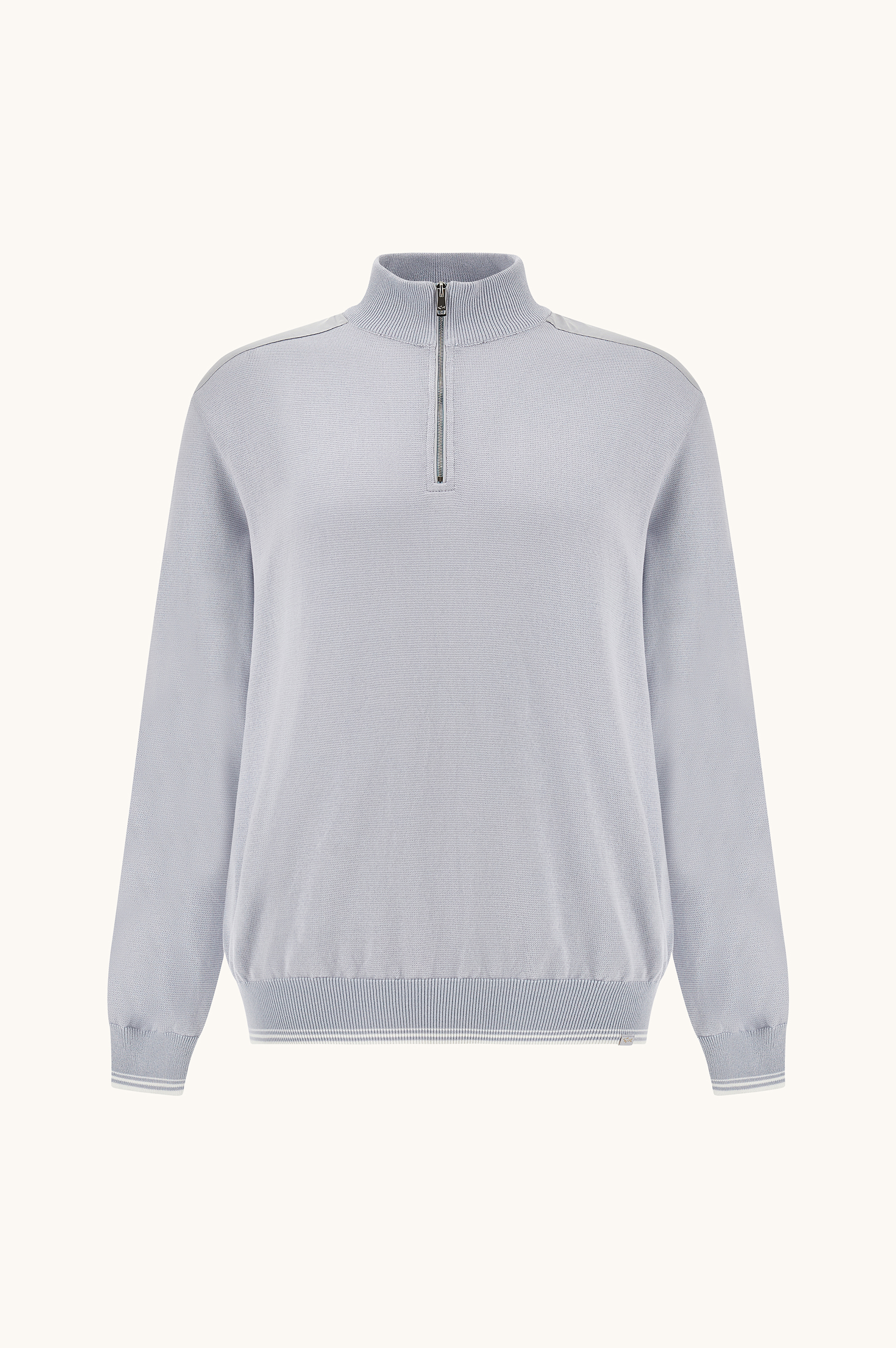 Pull demi‑zip en coton Piuma avec d&eacute;tails Typhoon&reg; image number 1