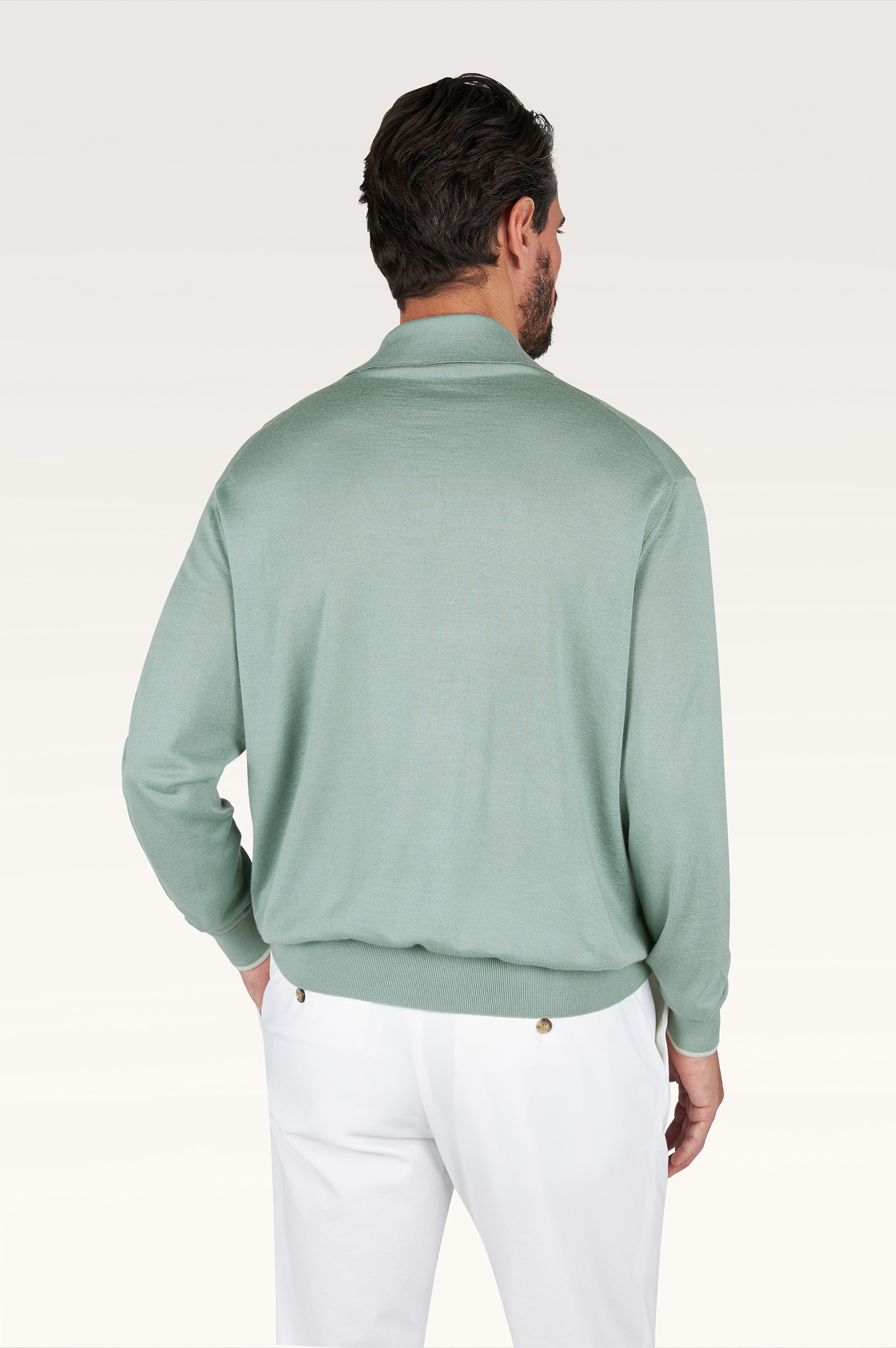 Polo in cashmere and silk Jaipur image number 3