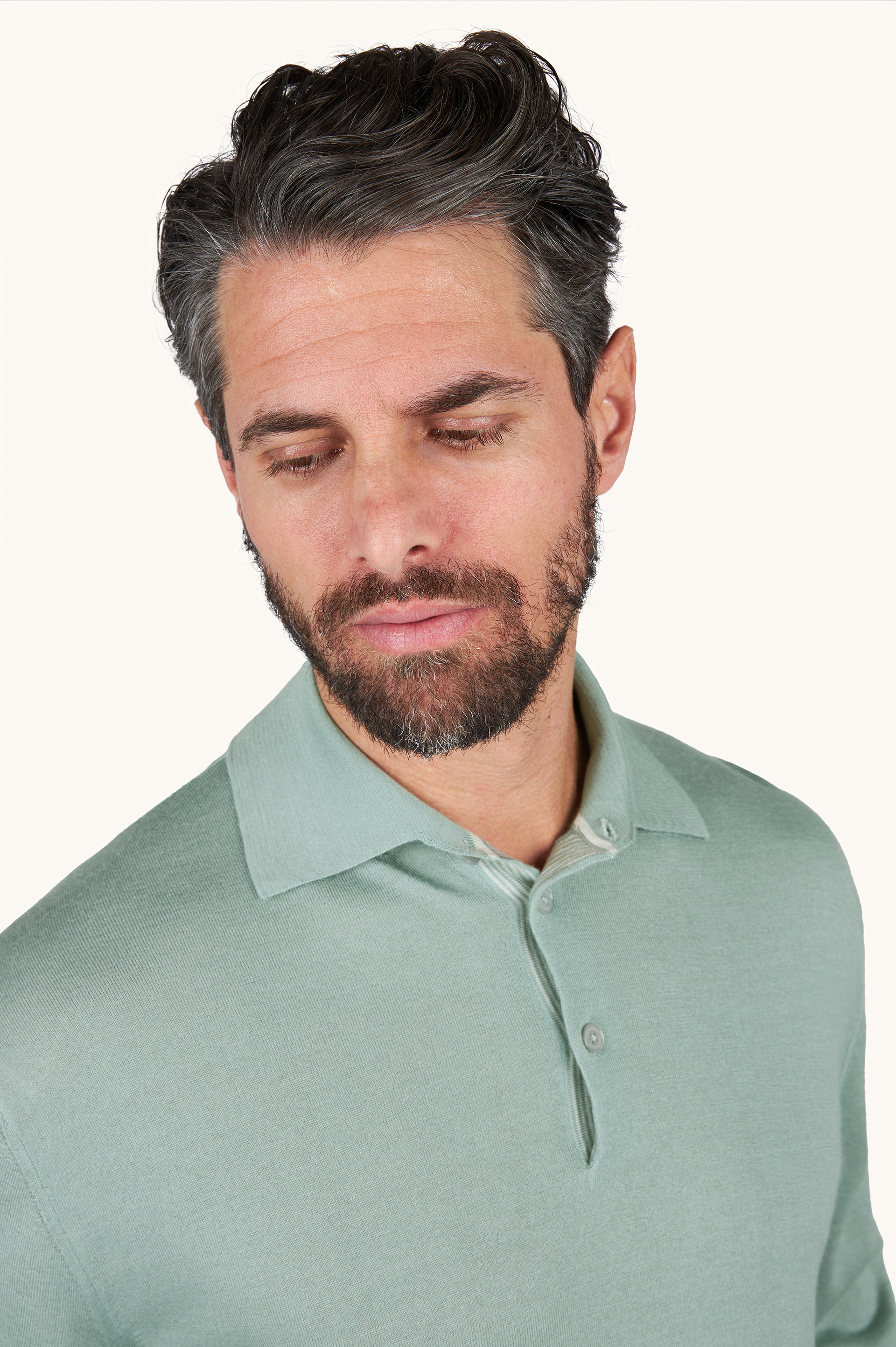 Polo in cashmere and silk Jaipur image number 5