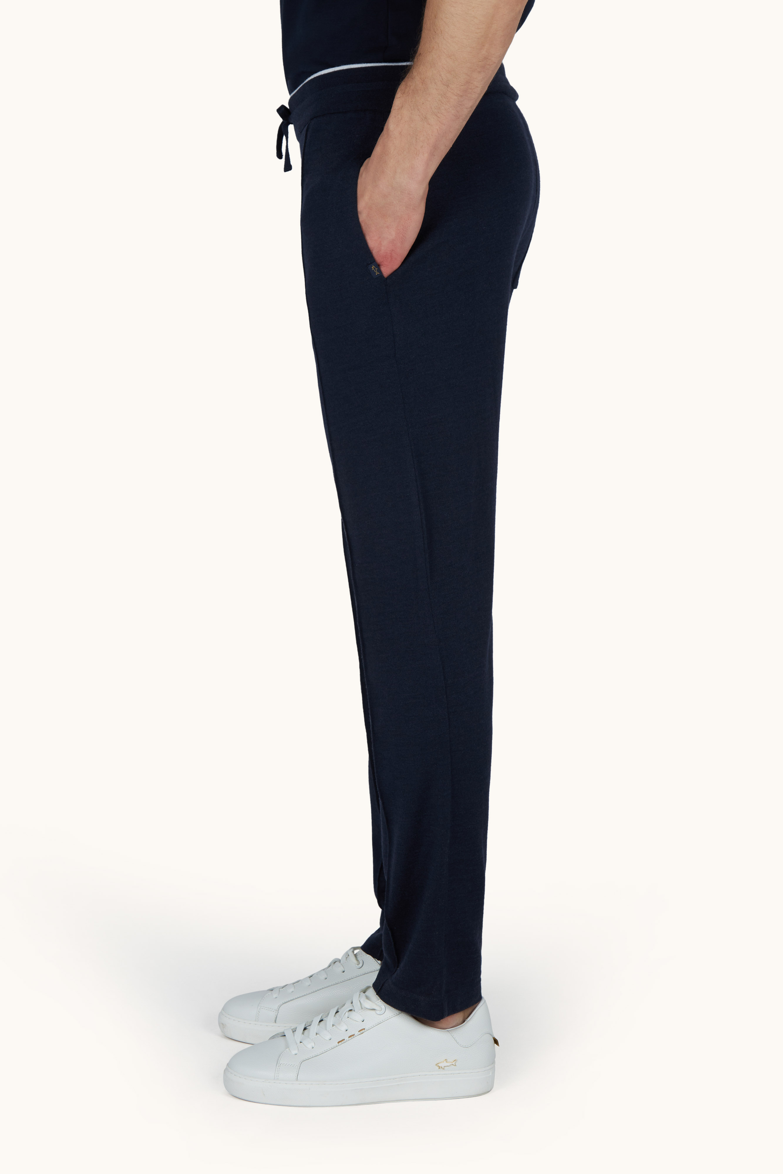 Leisure‑Hose aus Woll‑Seidenstrick image number 7