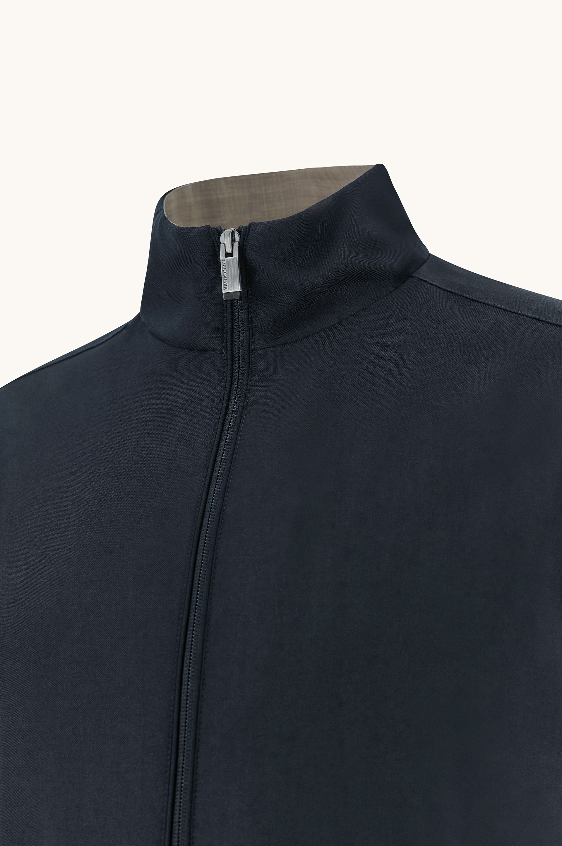 Blouson Hybrid en laine et soie image number 1