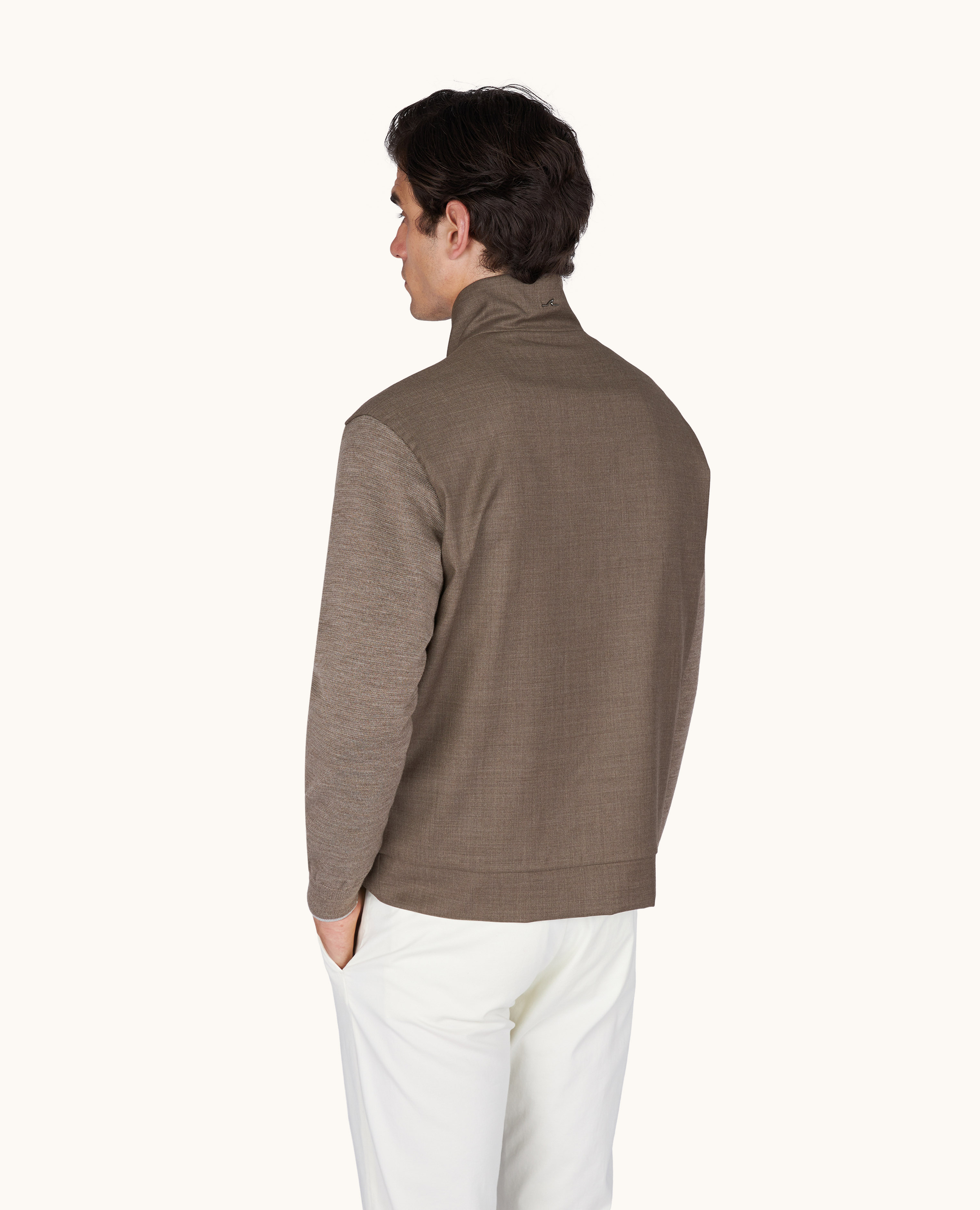 Blouson Hybrid aus Wolle und Seide image number 2