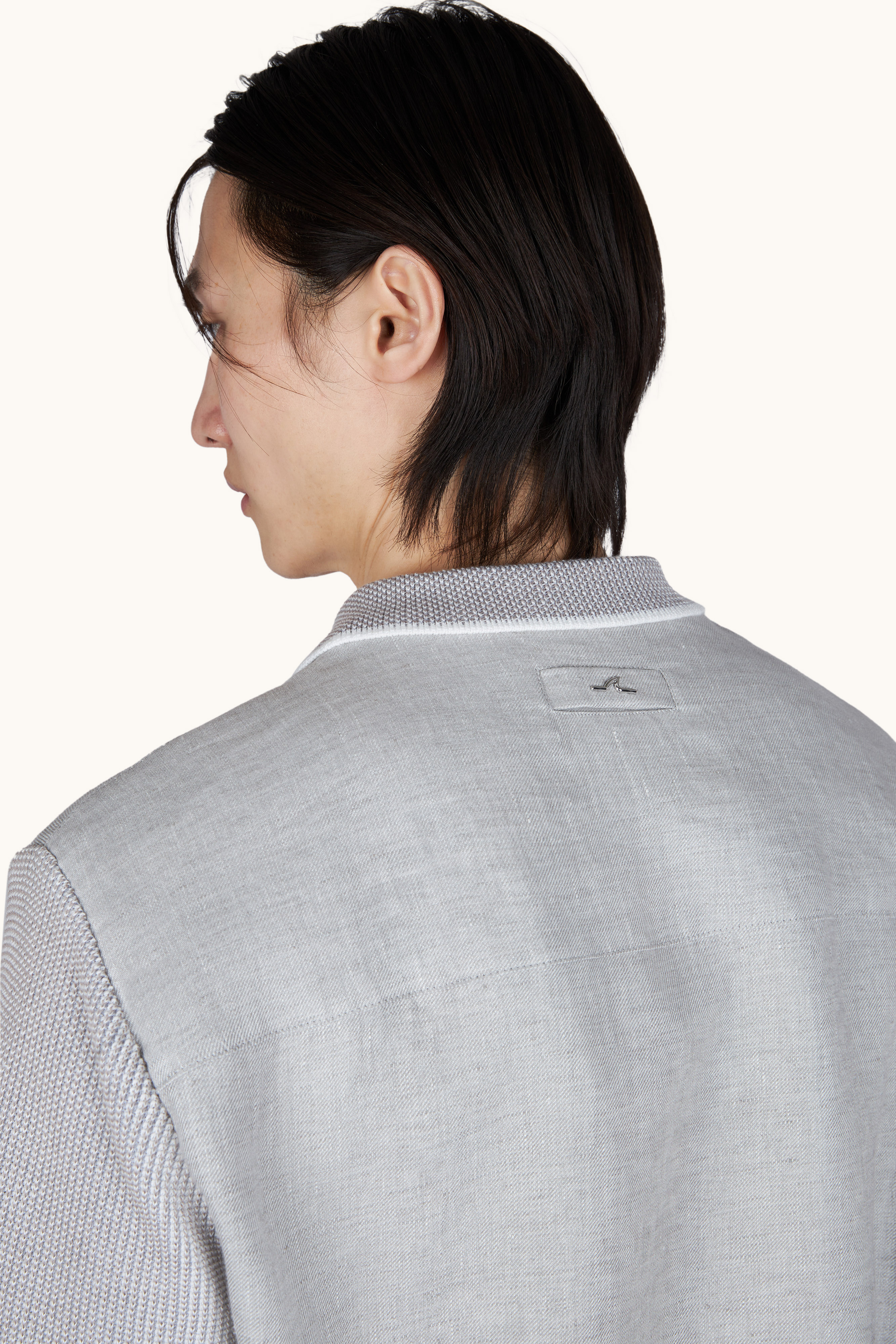 Hybrid cardigan in Piuma cotton and linen image number 5