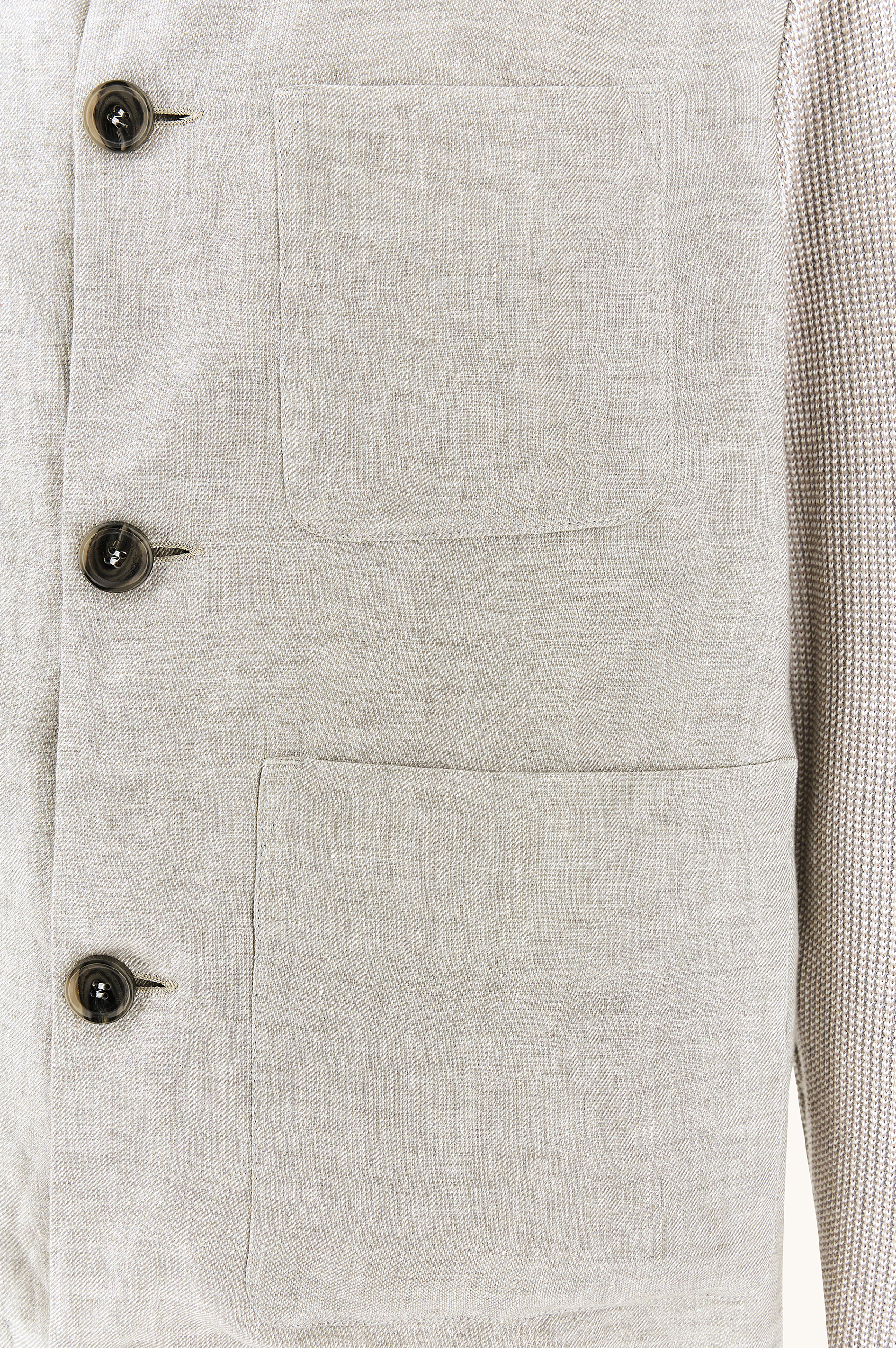 Hybrid cardigan in Piuma cotton and linen image number 3