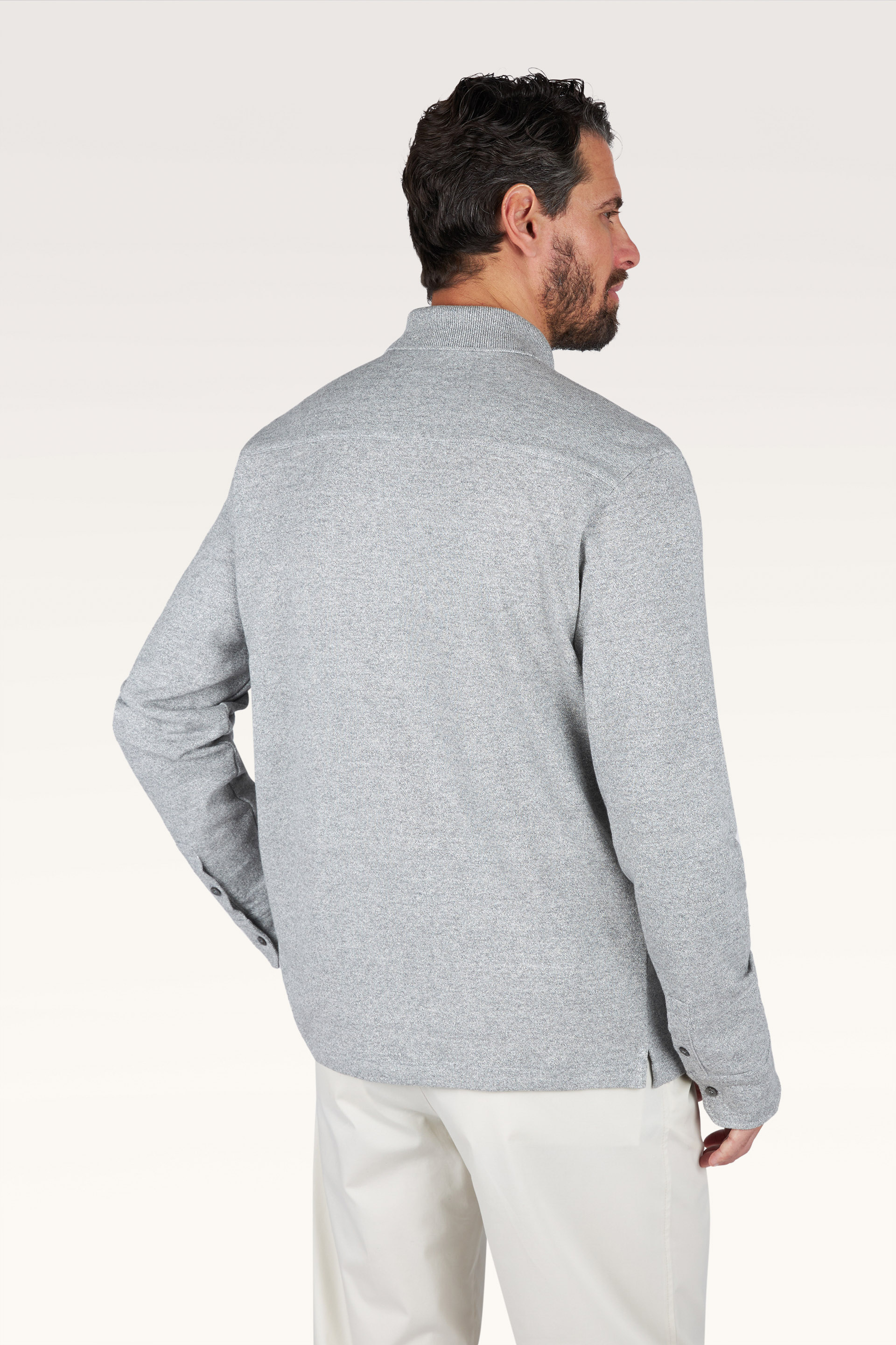 Sobrecamisa en lino y algod&oacute;n Urukai image number 3