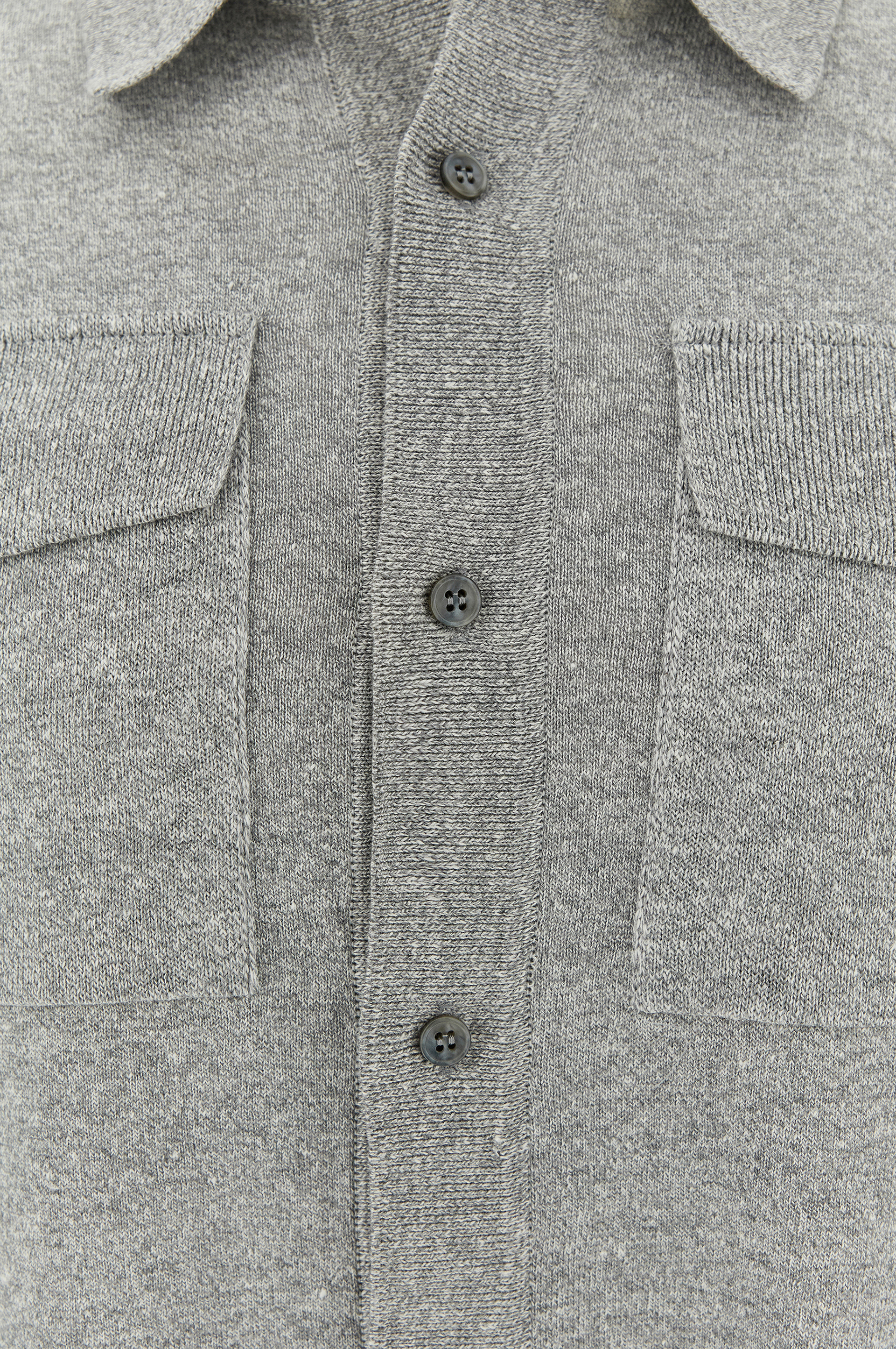 Sobrecamisa en lino y algod&oacute;n Urukai image number 7