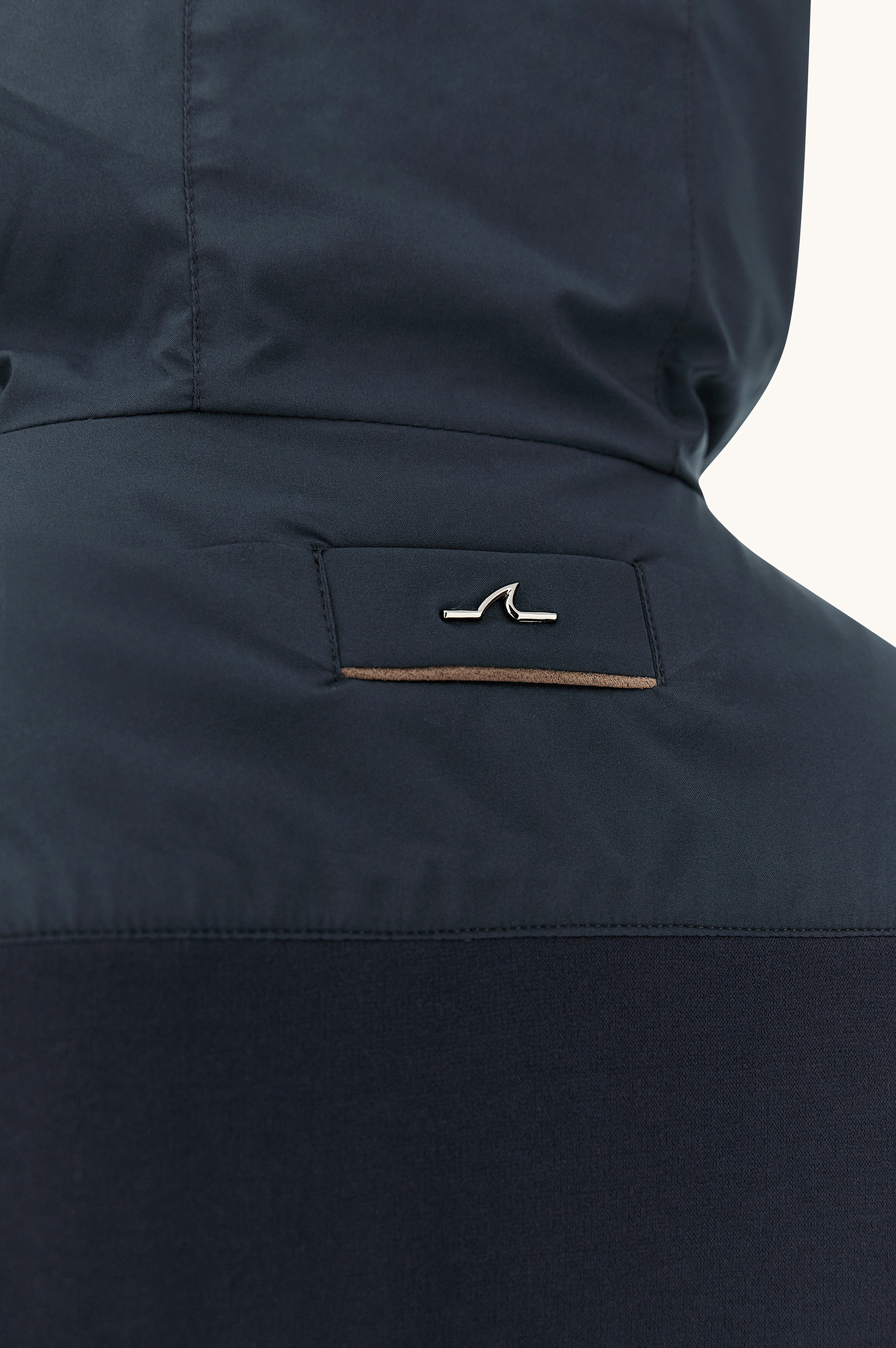 X‑Soft zip‑up sweatshirt in viscose with Alcantara&reg; details image number 3
