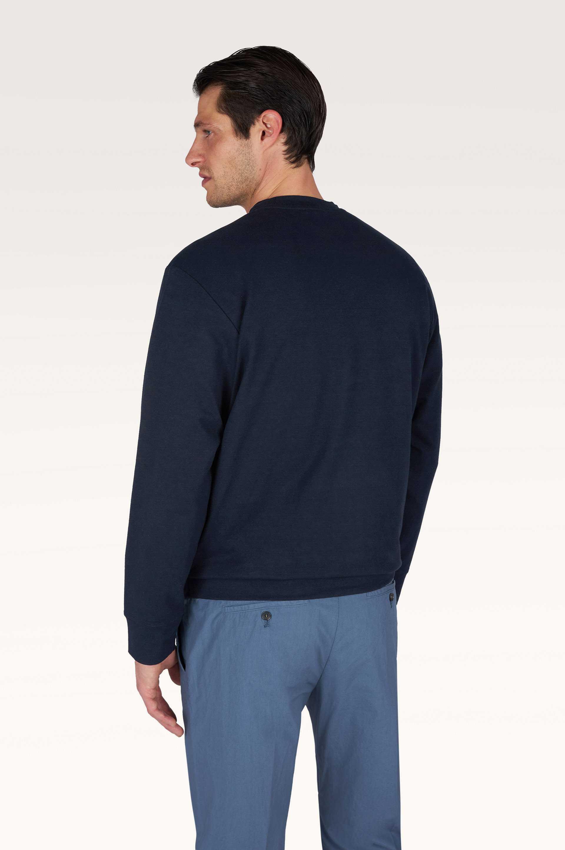 X‑Soft sweatshirt in Active Fleece cotton with logo embroidery image number 3
