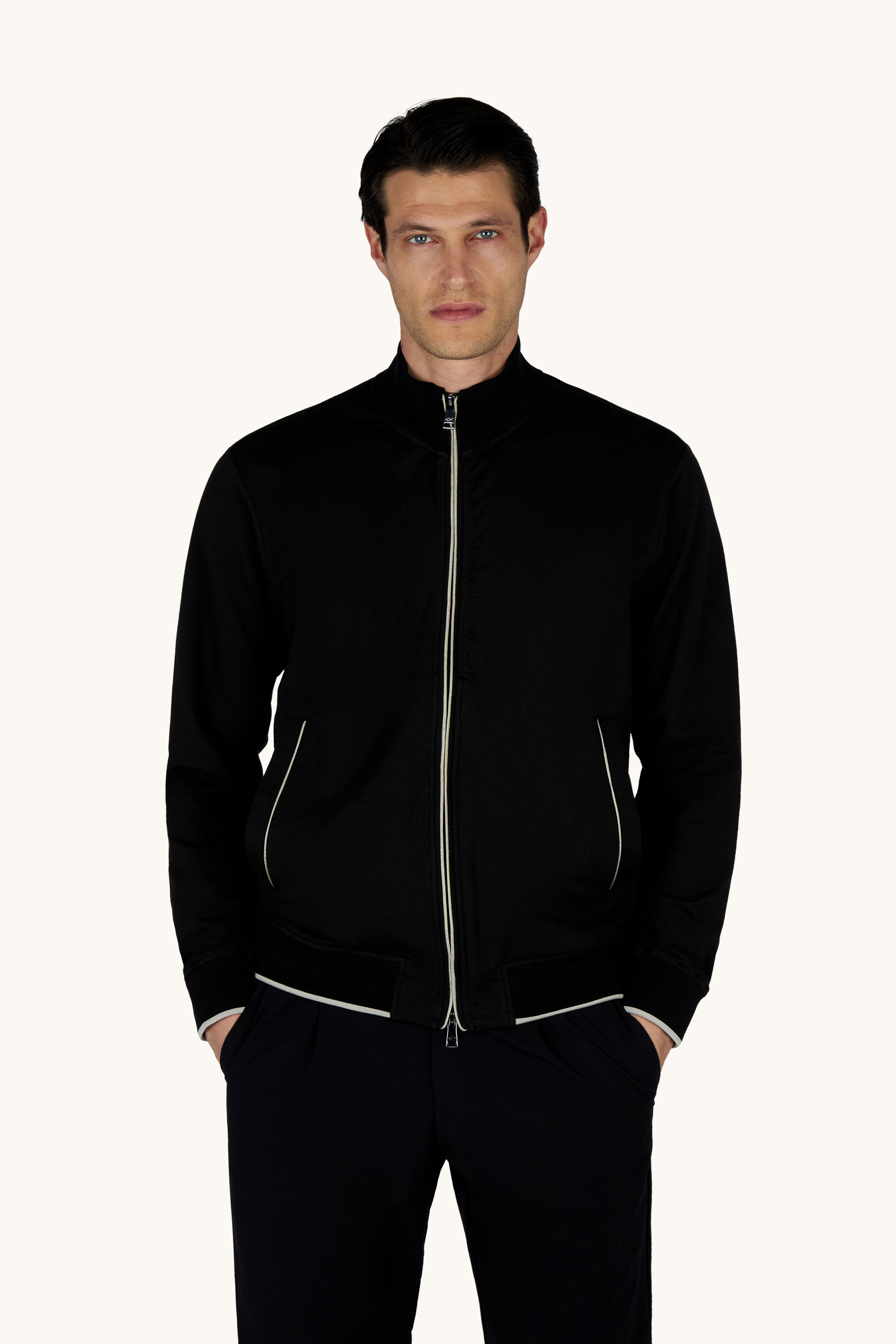 Sweat‑shirt zipp&eacute; en coton Active Fleece image number 0