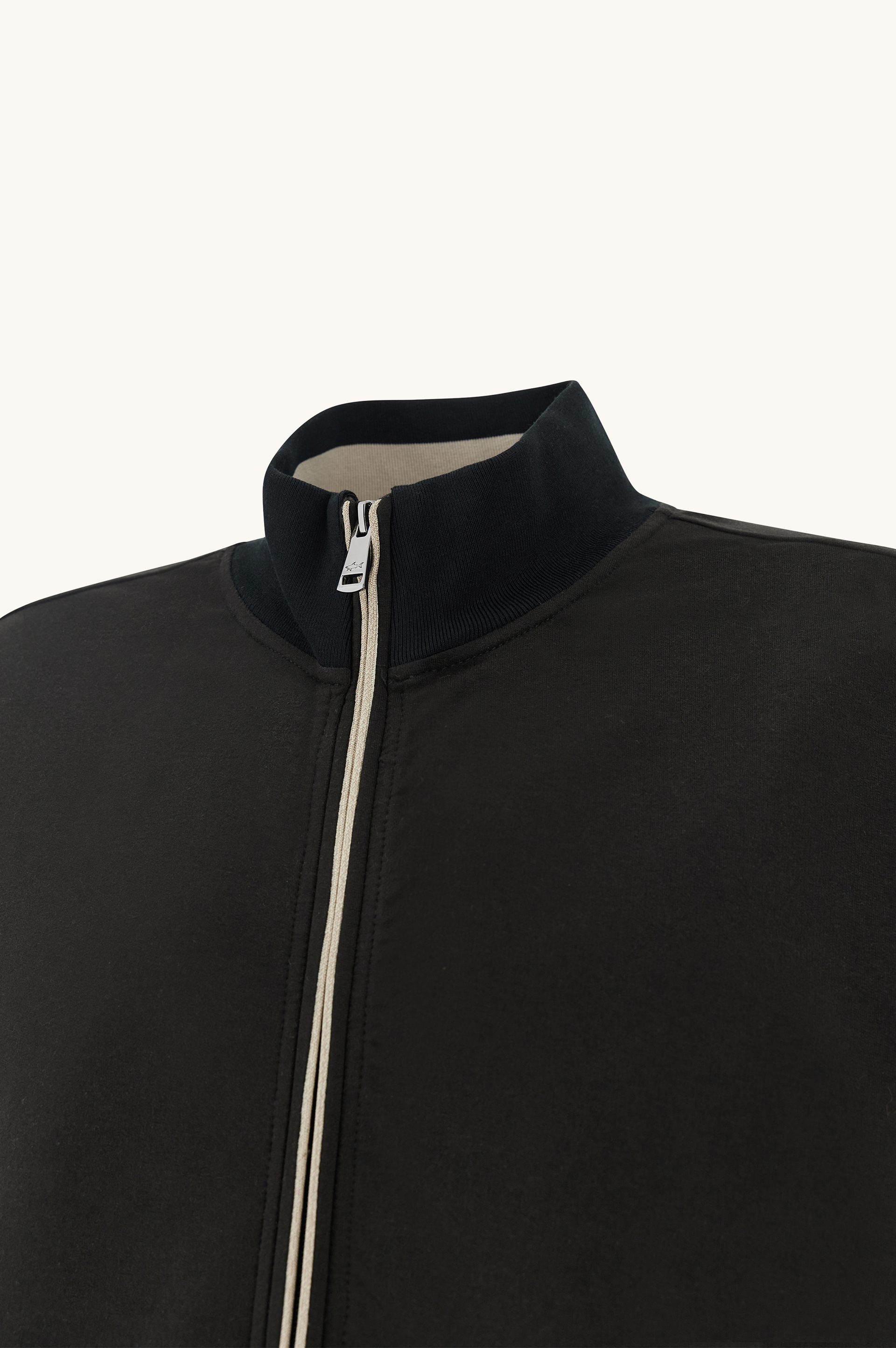 Felpa zip-up in cotone Active Fleece image number 1