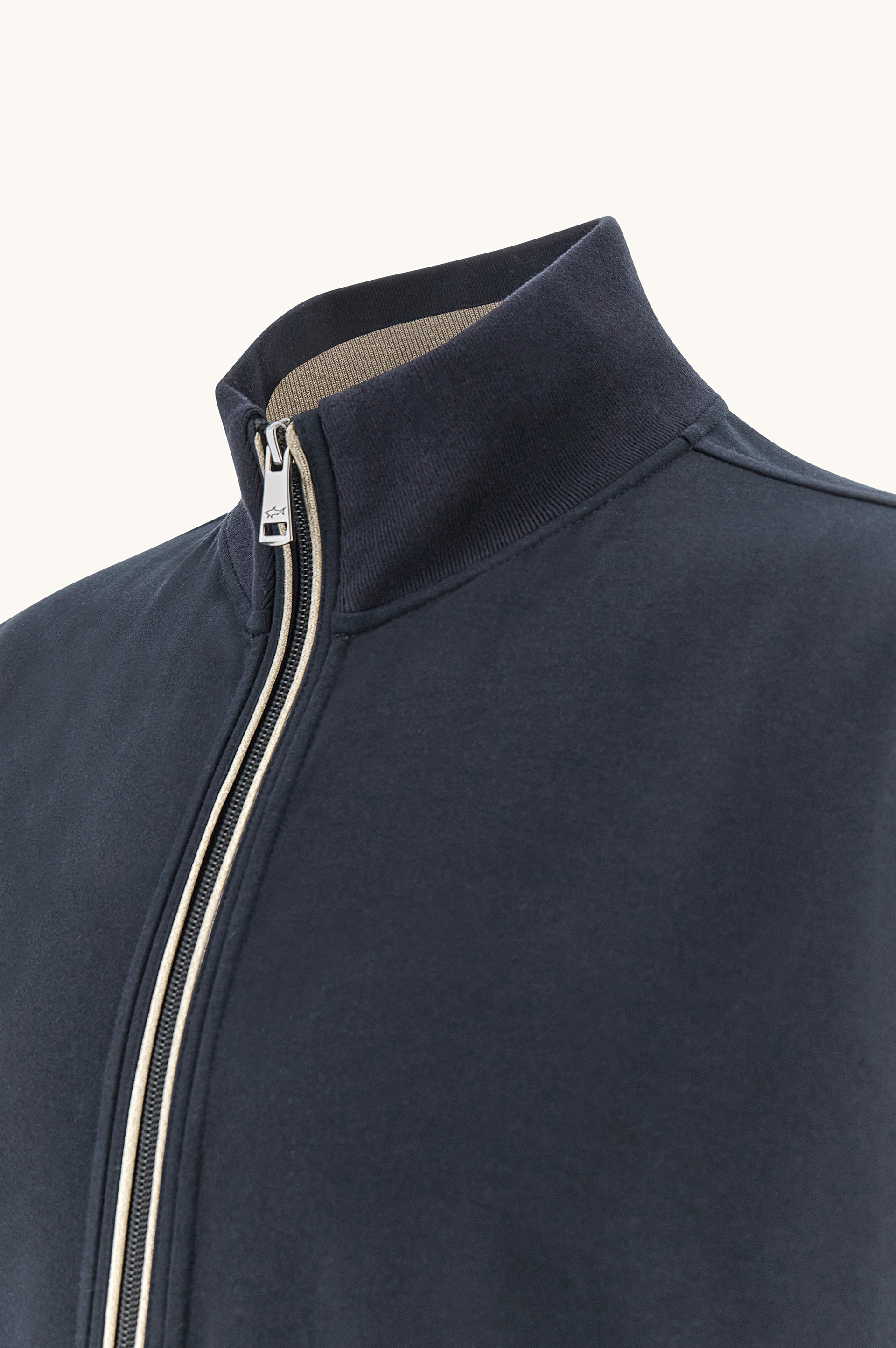 Zip‑up sweatshirt in Active Fleece cotton image number 5