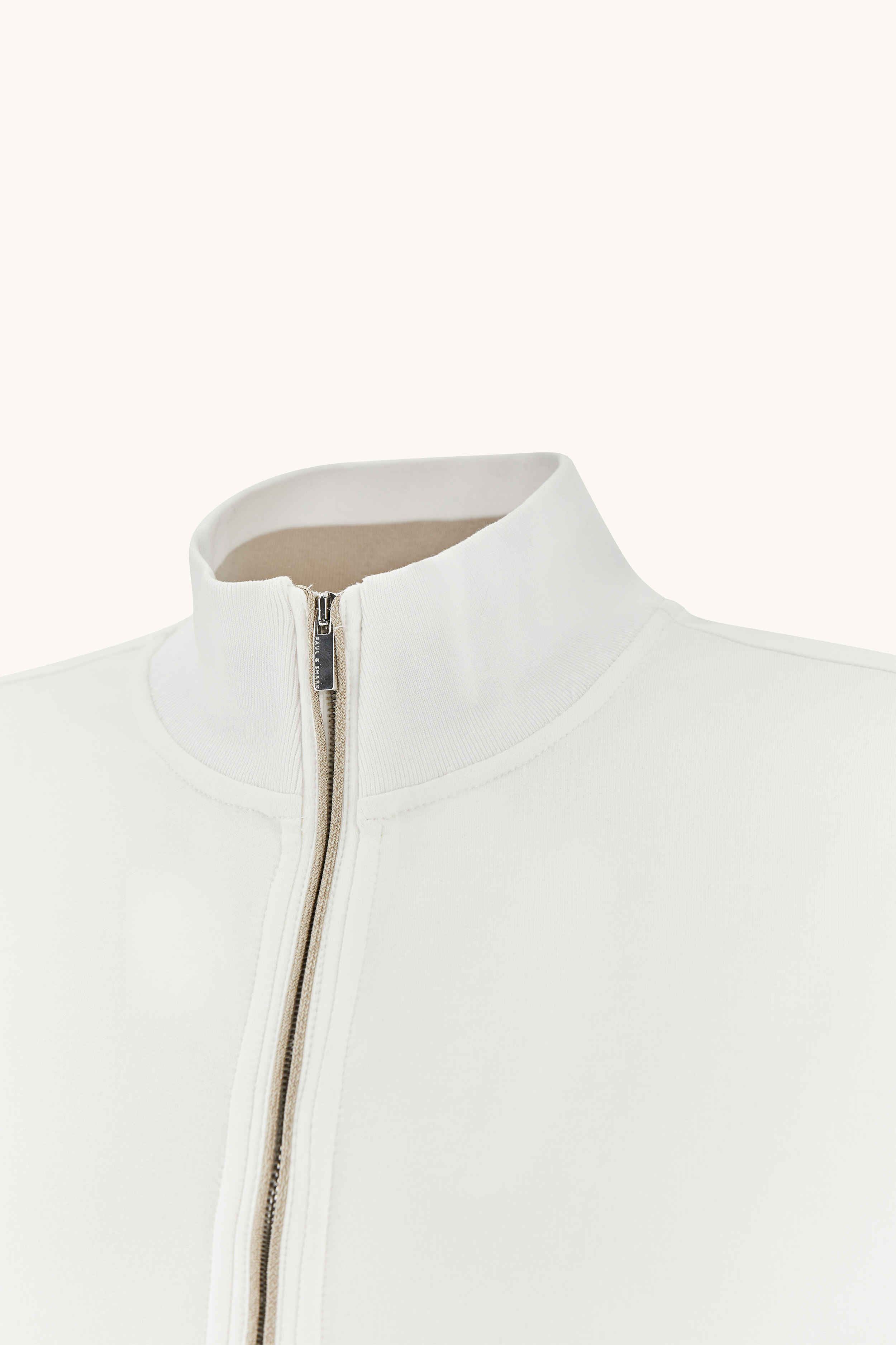 Zip‑up sweatshirt in Active Fleece cotton image number 7