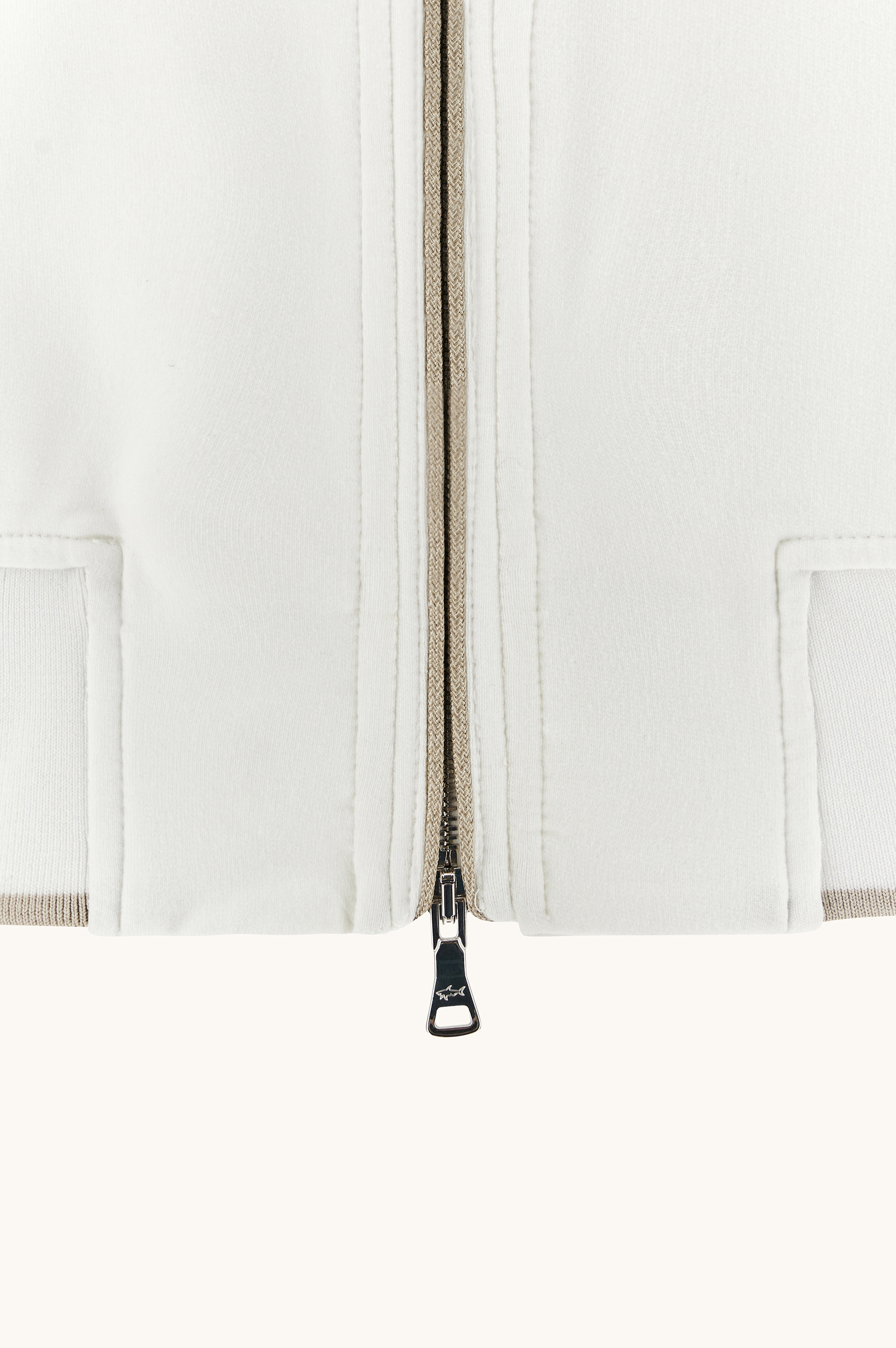 Zip‑up sweatshirt in Active Fleece cotton image number 8