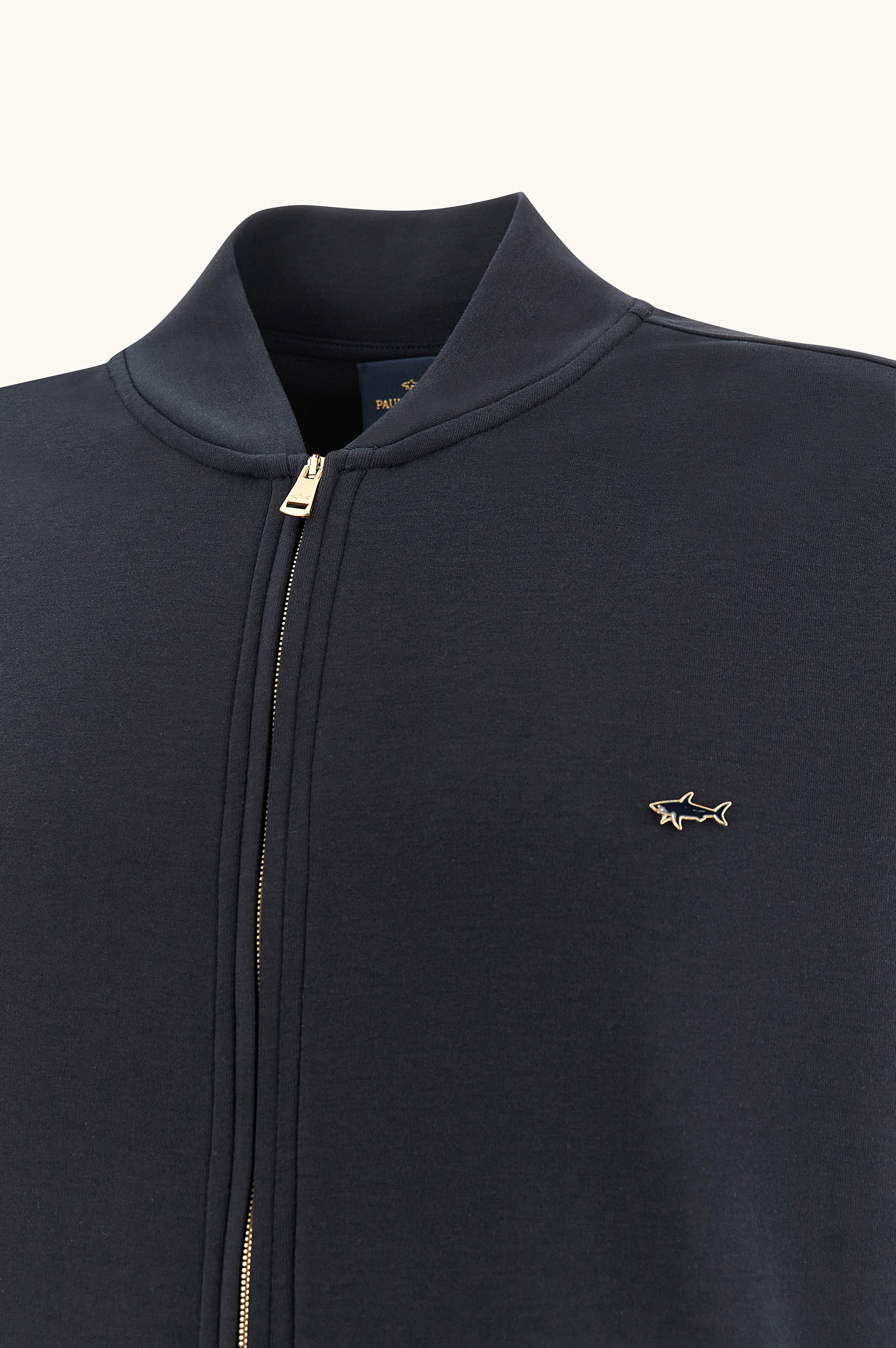 Zip‑up sweatshirt in Active Fleece cotton image number 1